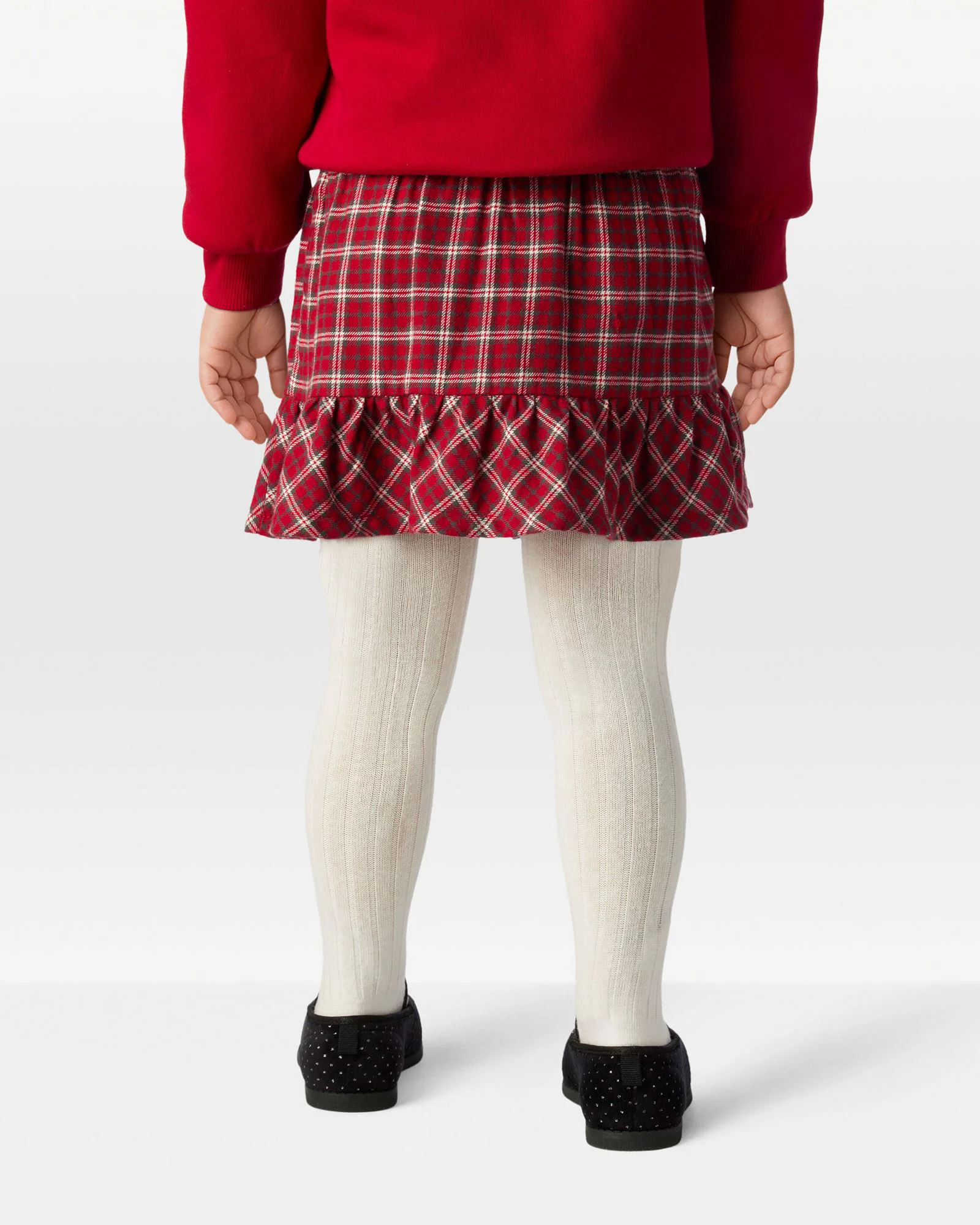 Carter's Хлопковая юбка Christmas Red Plaid foto