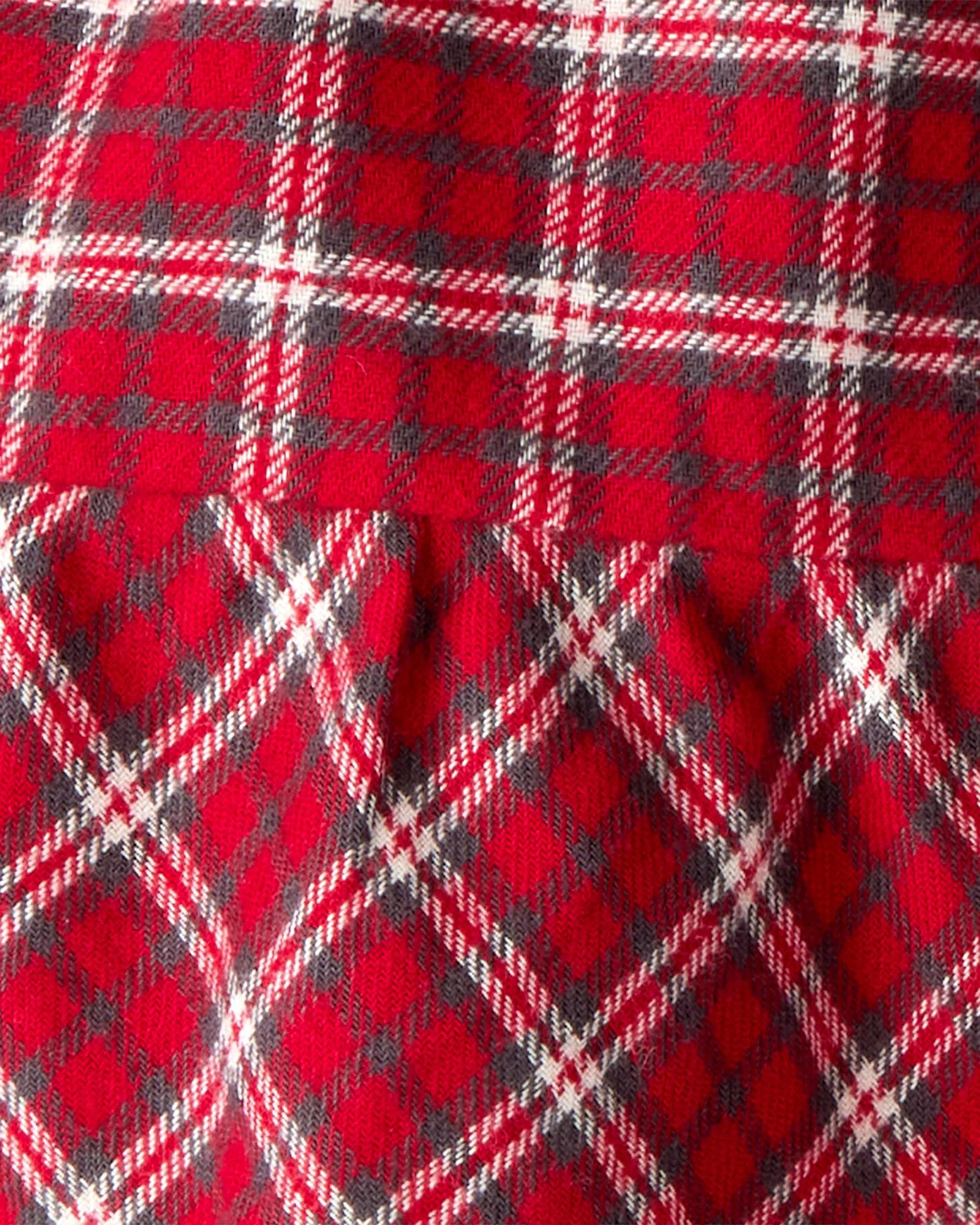 Carter's Хлопковая юбка Christmas Red Plaid foto