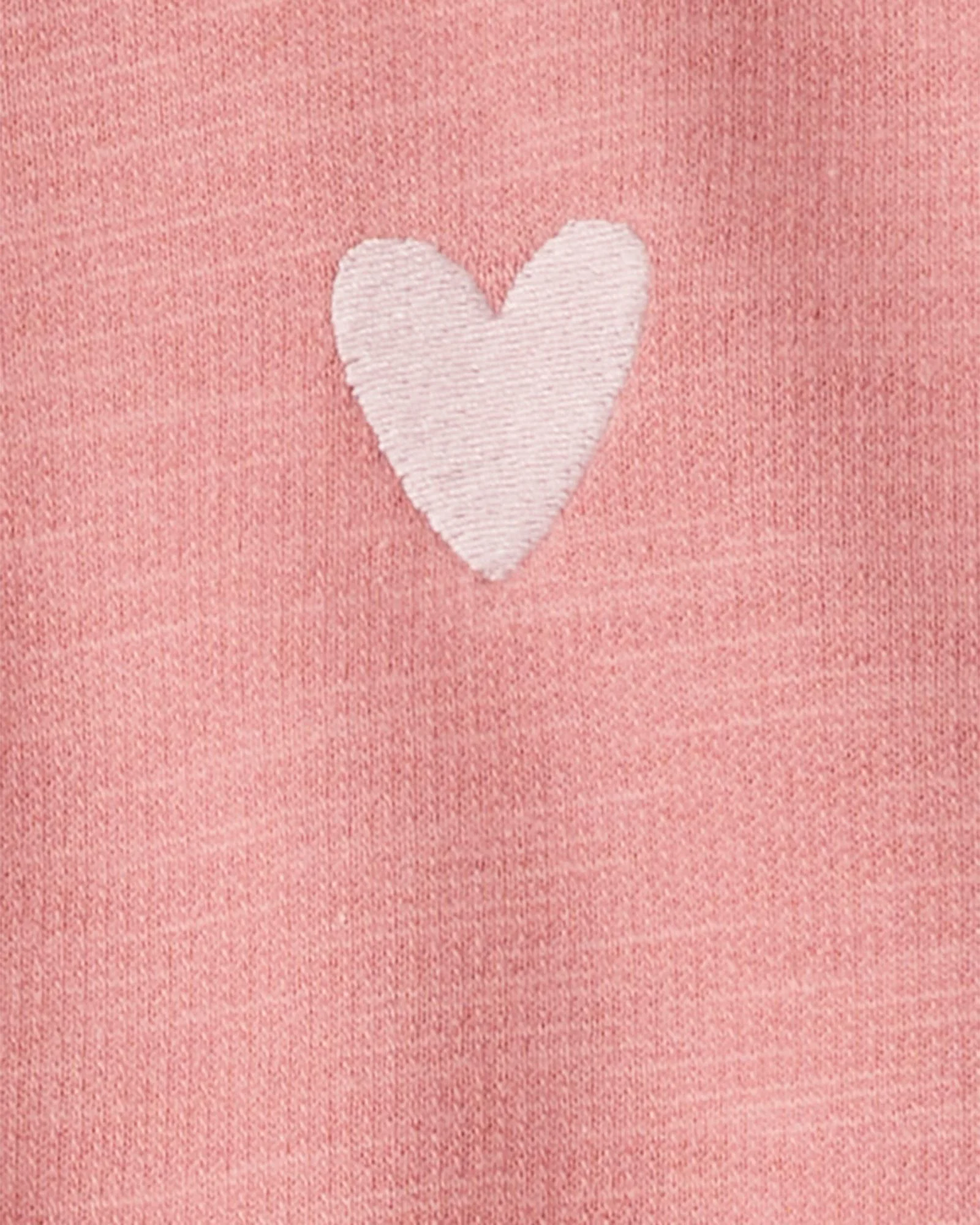 Carter's Хлопковый кардиган на пуговицах Terry Pink Heart foto
