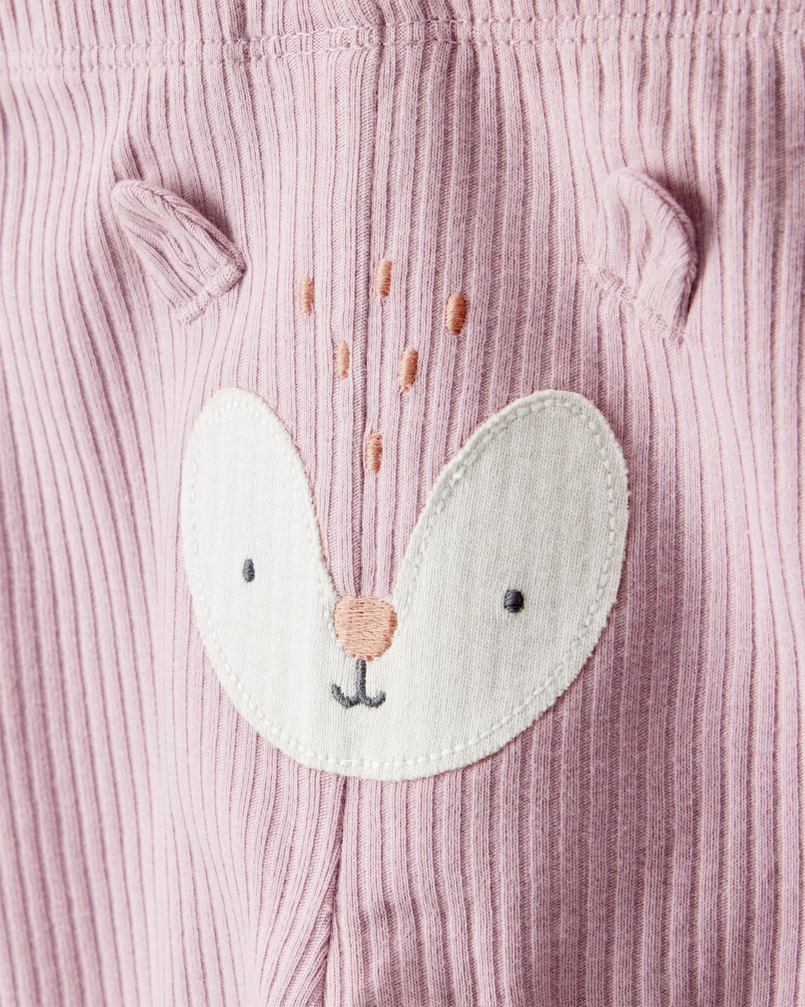 Carter's Set 3 piese Pink Deer - 2 body cu maneca lunga si pantaloni foto