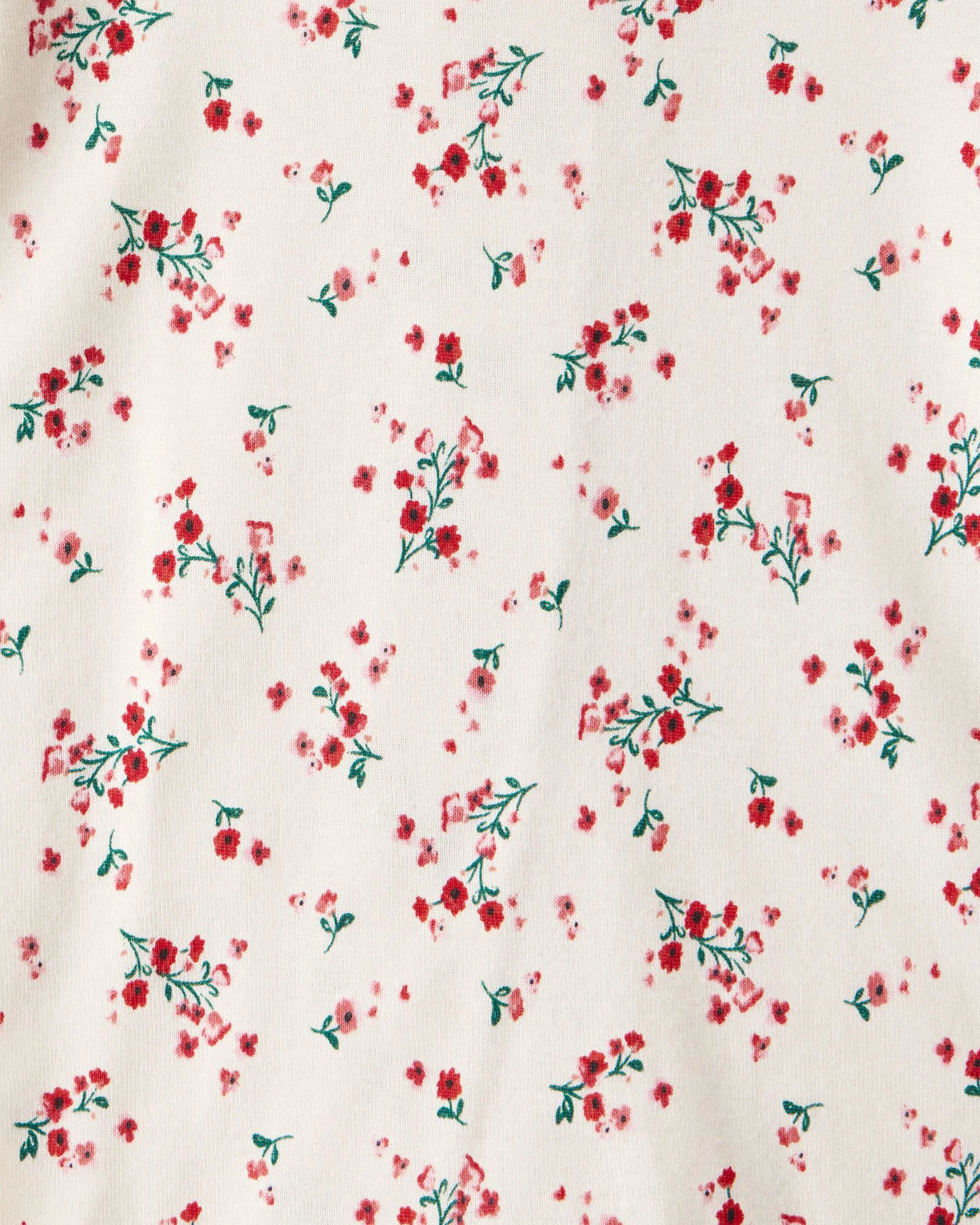 Carter's Комплект 3 в 1 Christmas Floral - пижама, боди с длинными рукавами и штаны foto