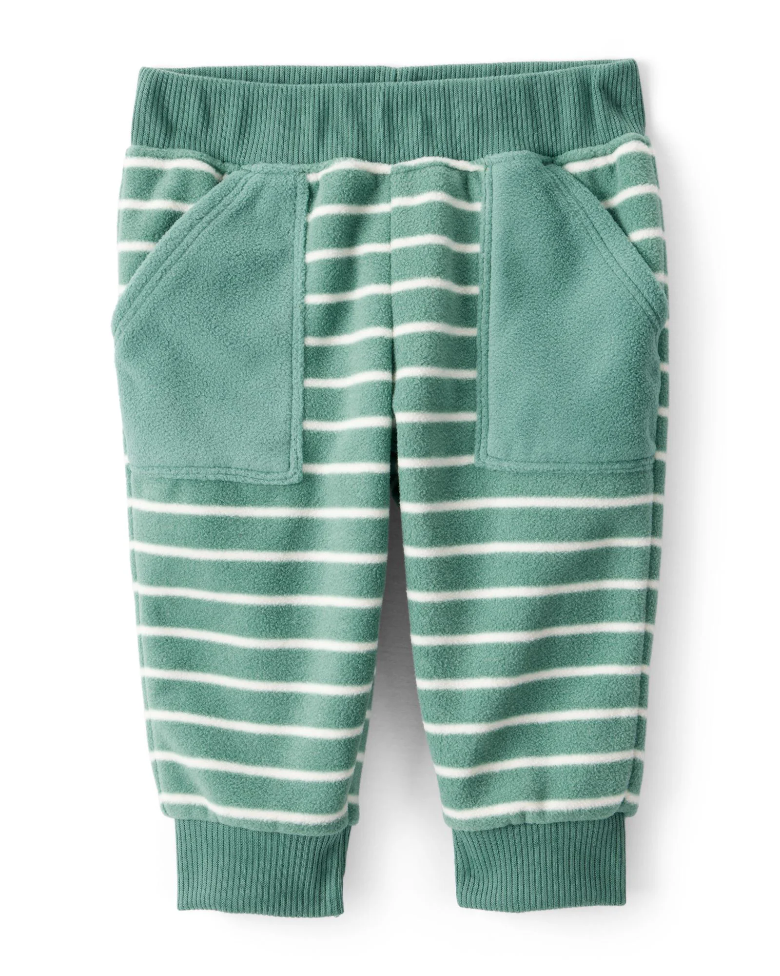 Carter's Set 3 piese Green Stripe - hanorac cu gluga, body cu maneca lunga si pantaloni foto