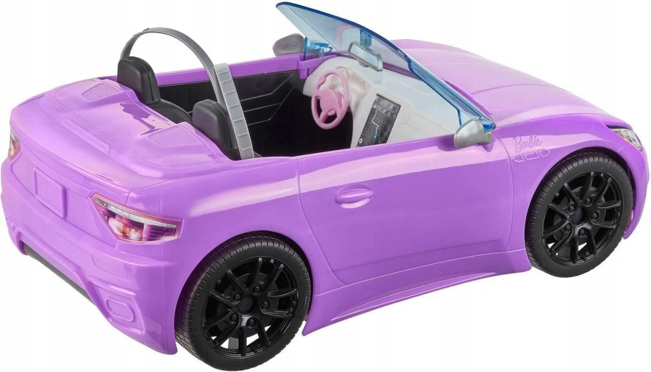 Set de joaca Mattel: Papusa Barbie cu masina decapotabila, mov foto