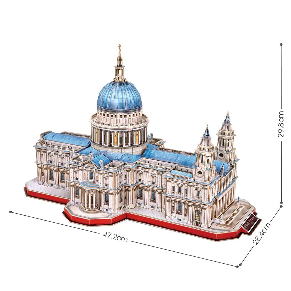 3D Puzzle Cubic Fun Catedrala Sfintului Paul, 643 piese foto