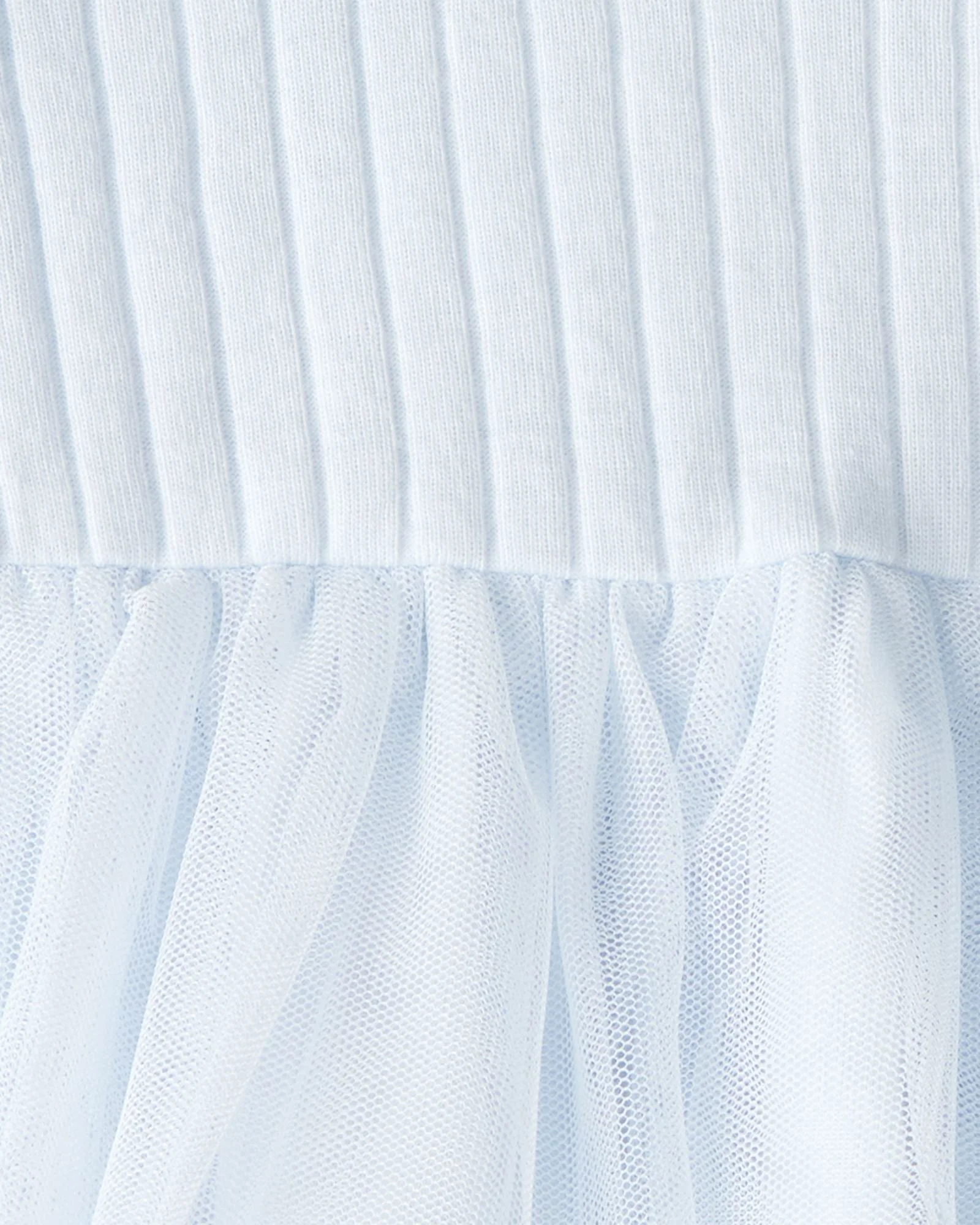 Carter's Rochita cu maneca lunga cu tul Blue Drop Needle foto