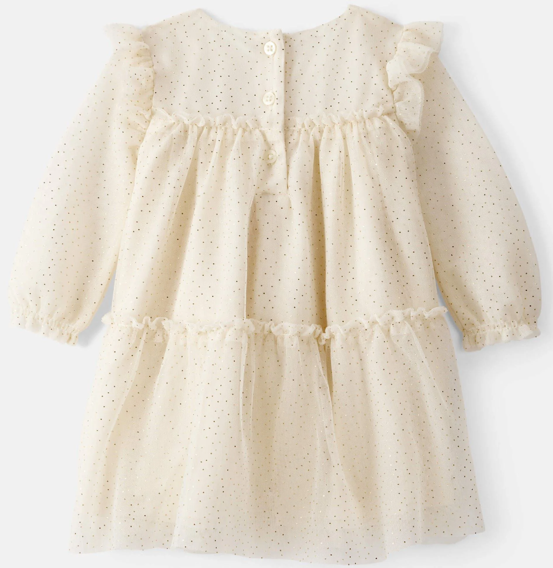 Carter's Rochita festiva cu sclipici Ivory Tulle foto