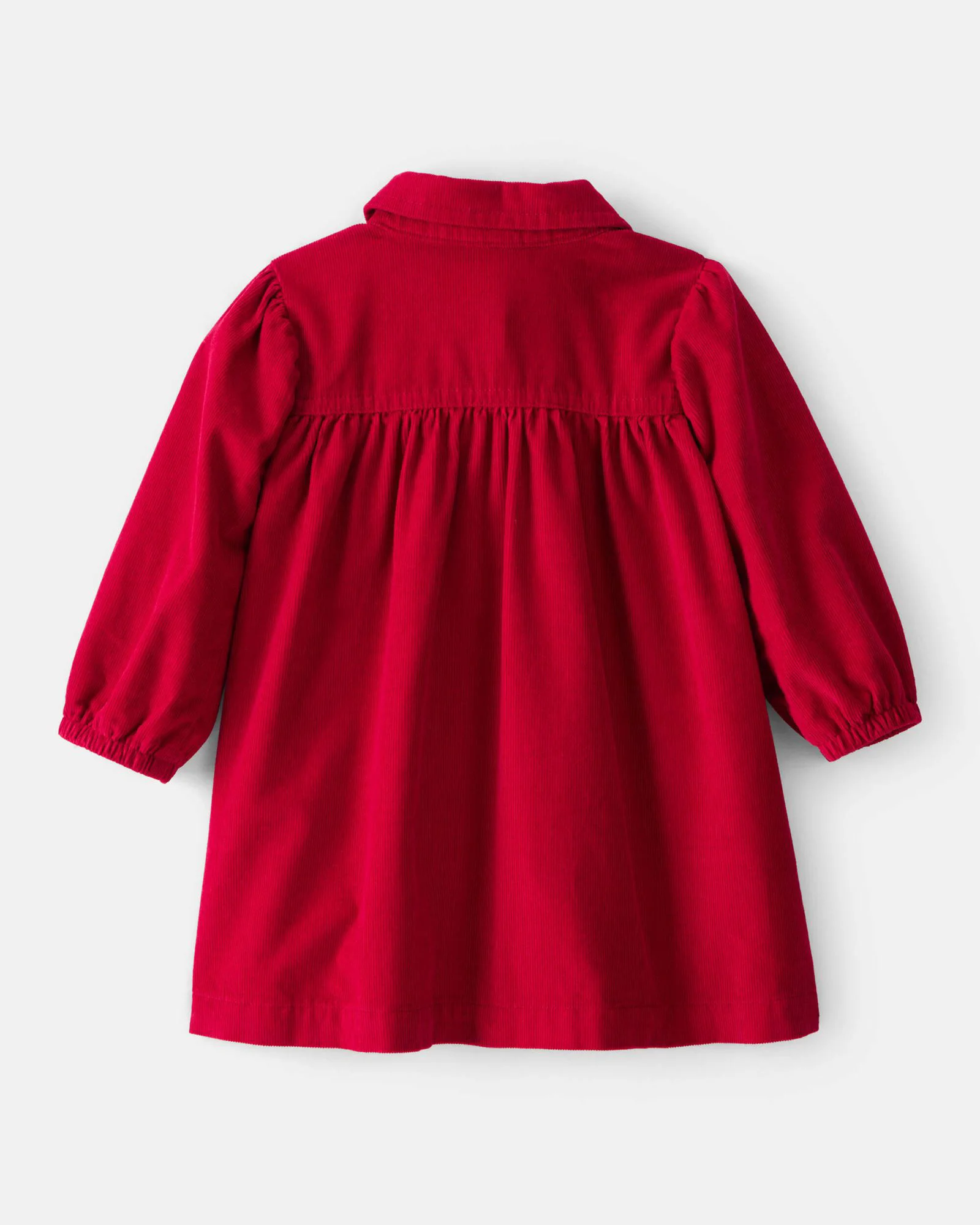 Carter's Бархатное платье с длинными рукавами Red Solid Corduroy foto