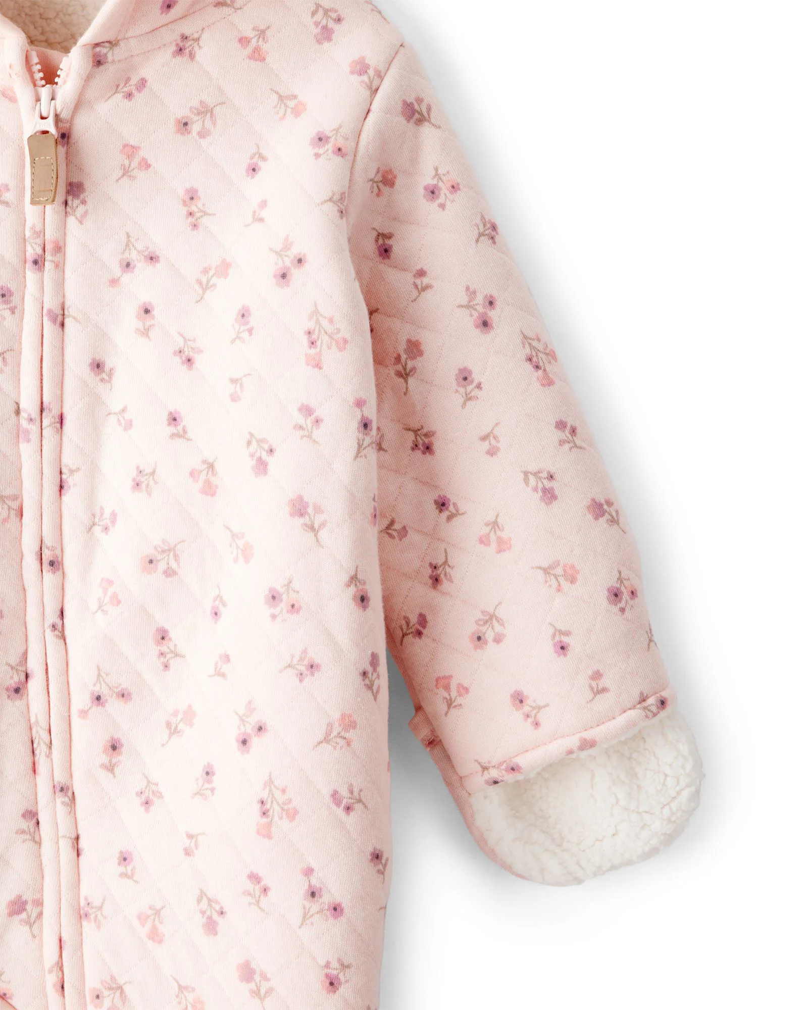 Carter's Стёганый комбинезон с капюшоном Pram Mini Floral foto