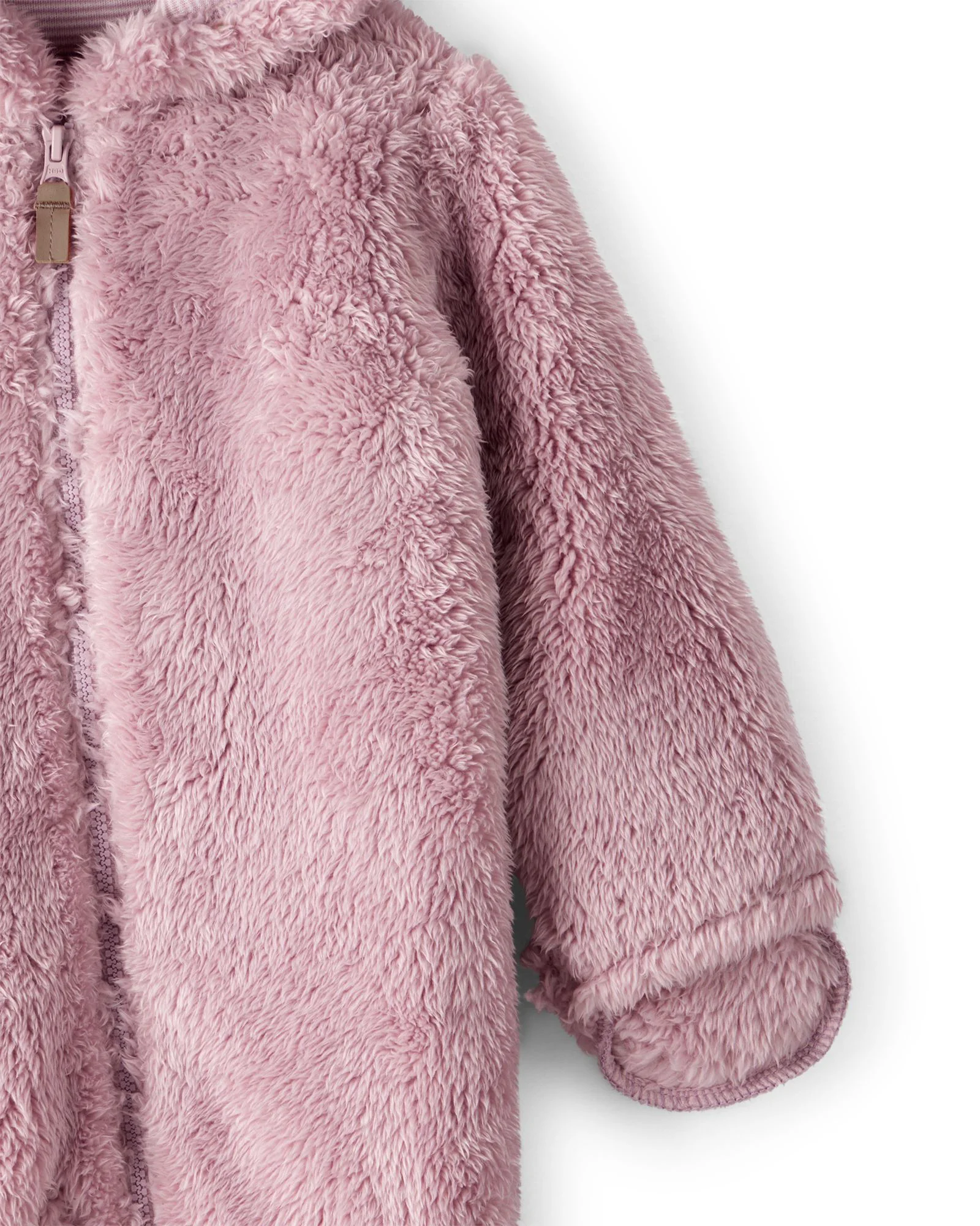 Carter's Комбинезон из шерпы Pram Pink Solid foto