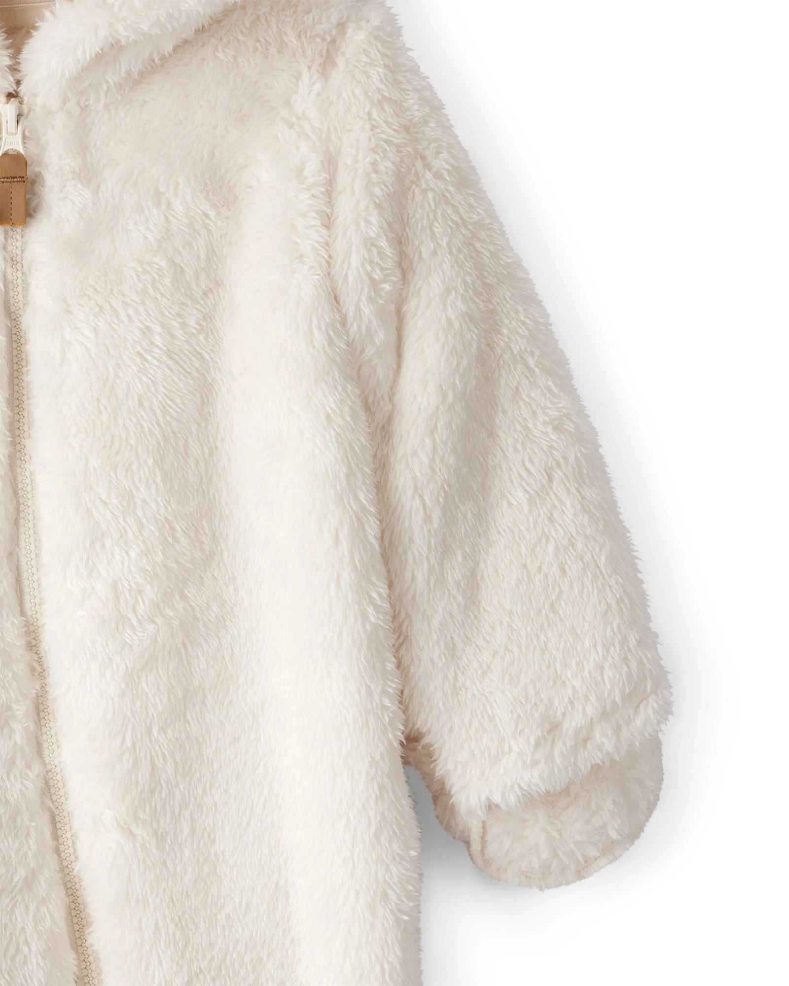 Carter's Комбинезон из шерпы Pram Ivory Solid foto