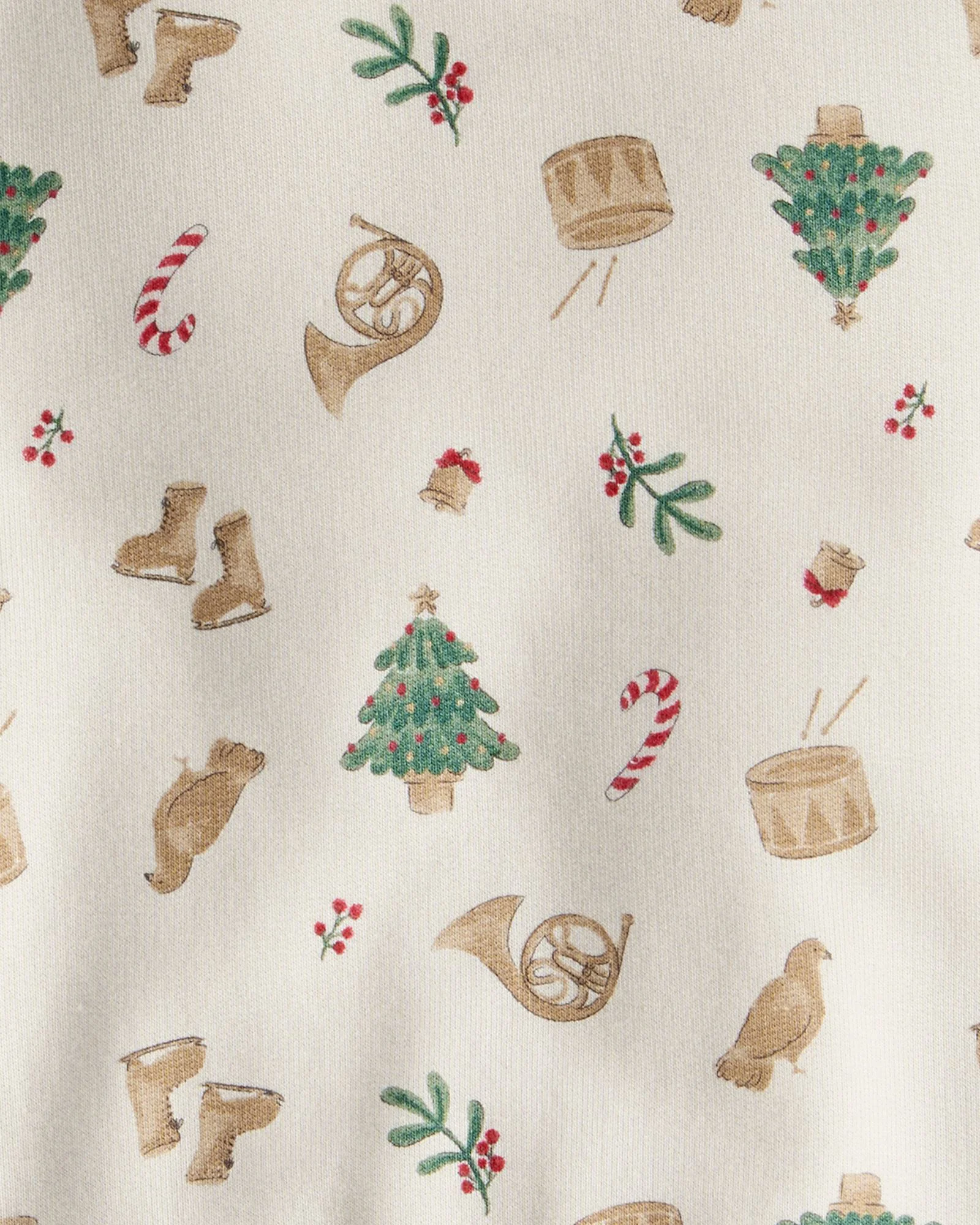 Carter's Set 2 piese Christmas Holiday Print - hanorac si pantaloni foto
