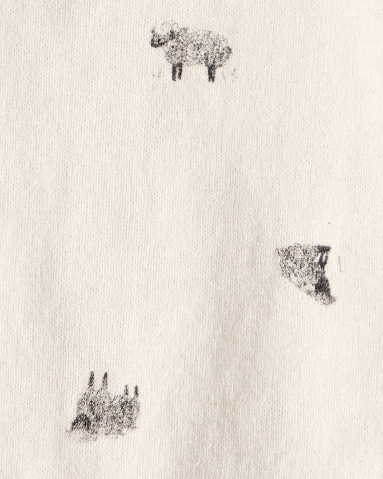 Carter's Комплект 2 в 1 Ivory Sheep - хлопковый джемпер и штаны foto