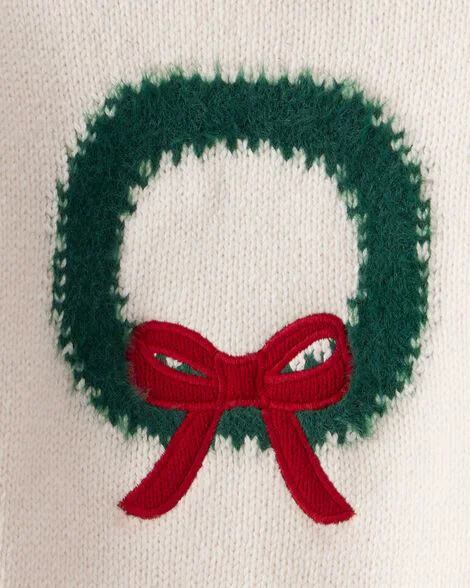 Carter's Комплект 2 в 1 Christmas Ivory Wreath Sweater - свитер и штаны foto
