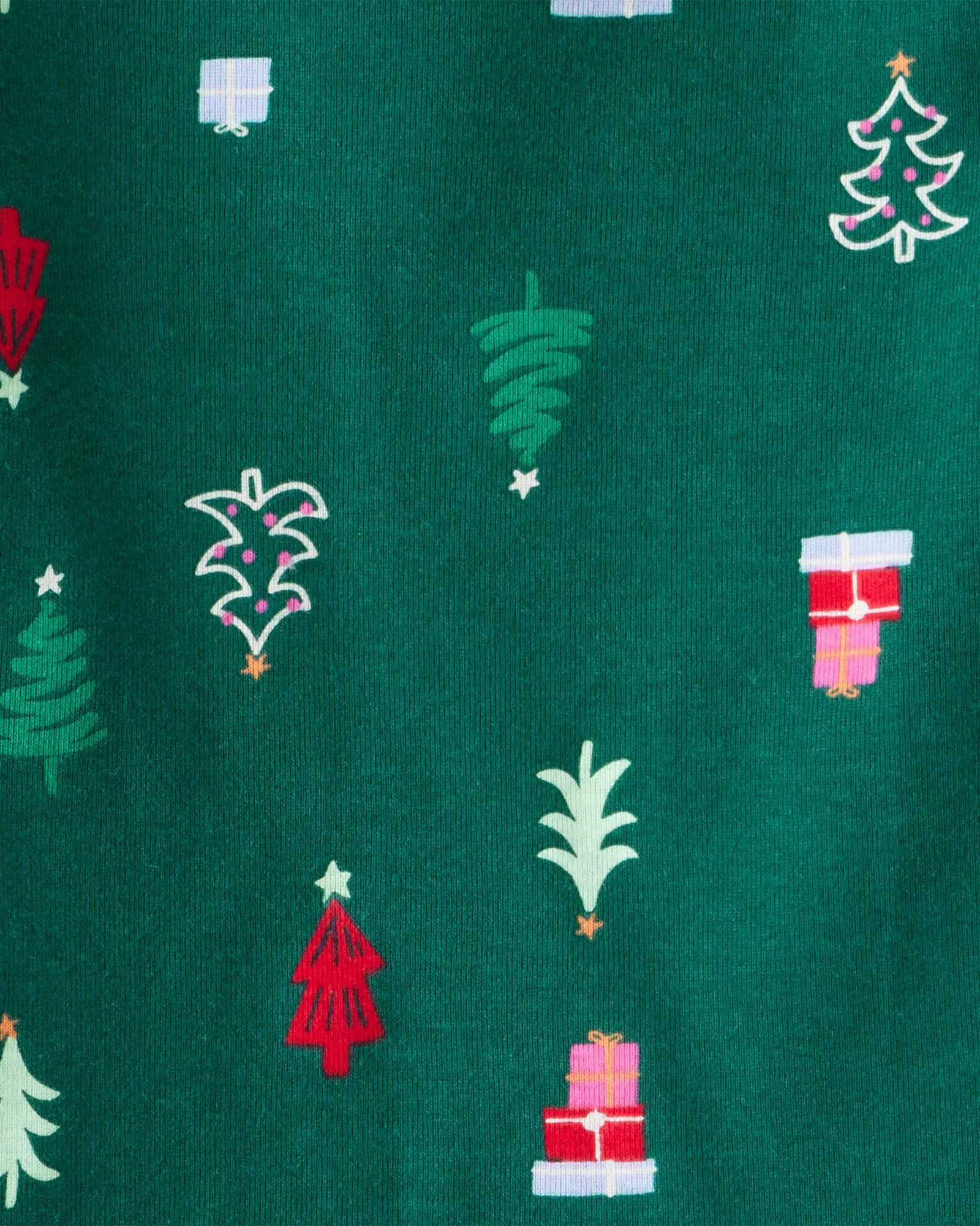 Carter's Хлопковая пижама Christmas Tree foto
