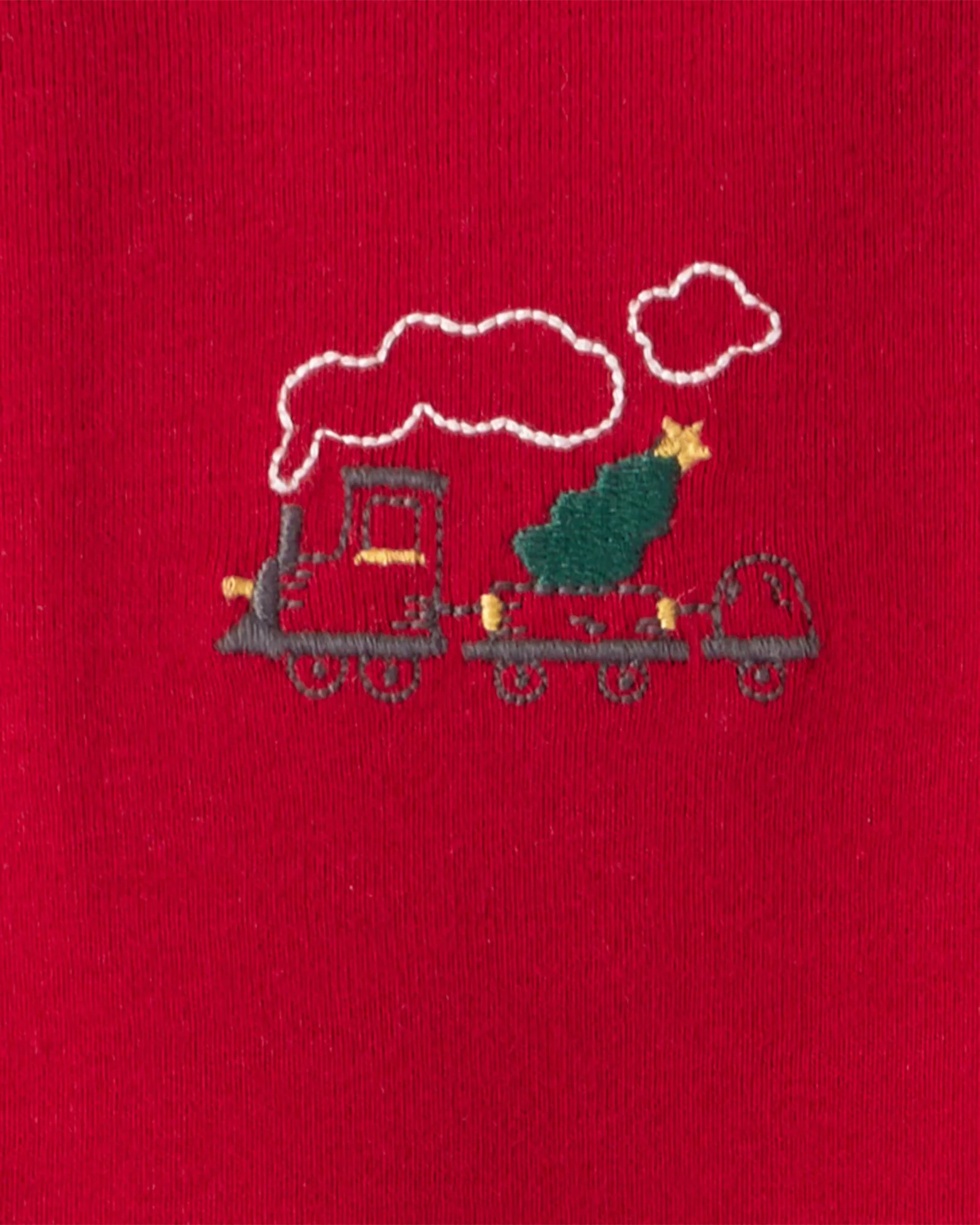 Carter's Set 3 piese Christmas Tree Train - 2 body cu maneca lunga si pantaloni foto