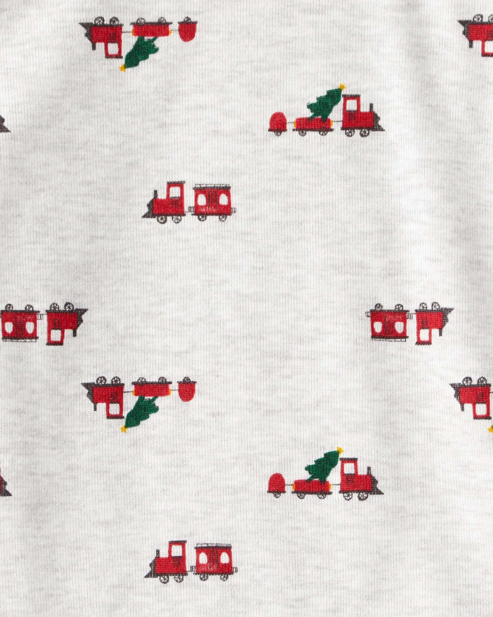 Carter's Set 3 piese Christmas Tree Train - 2 body cu maneca lunga si pantaloni foto