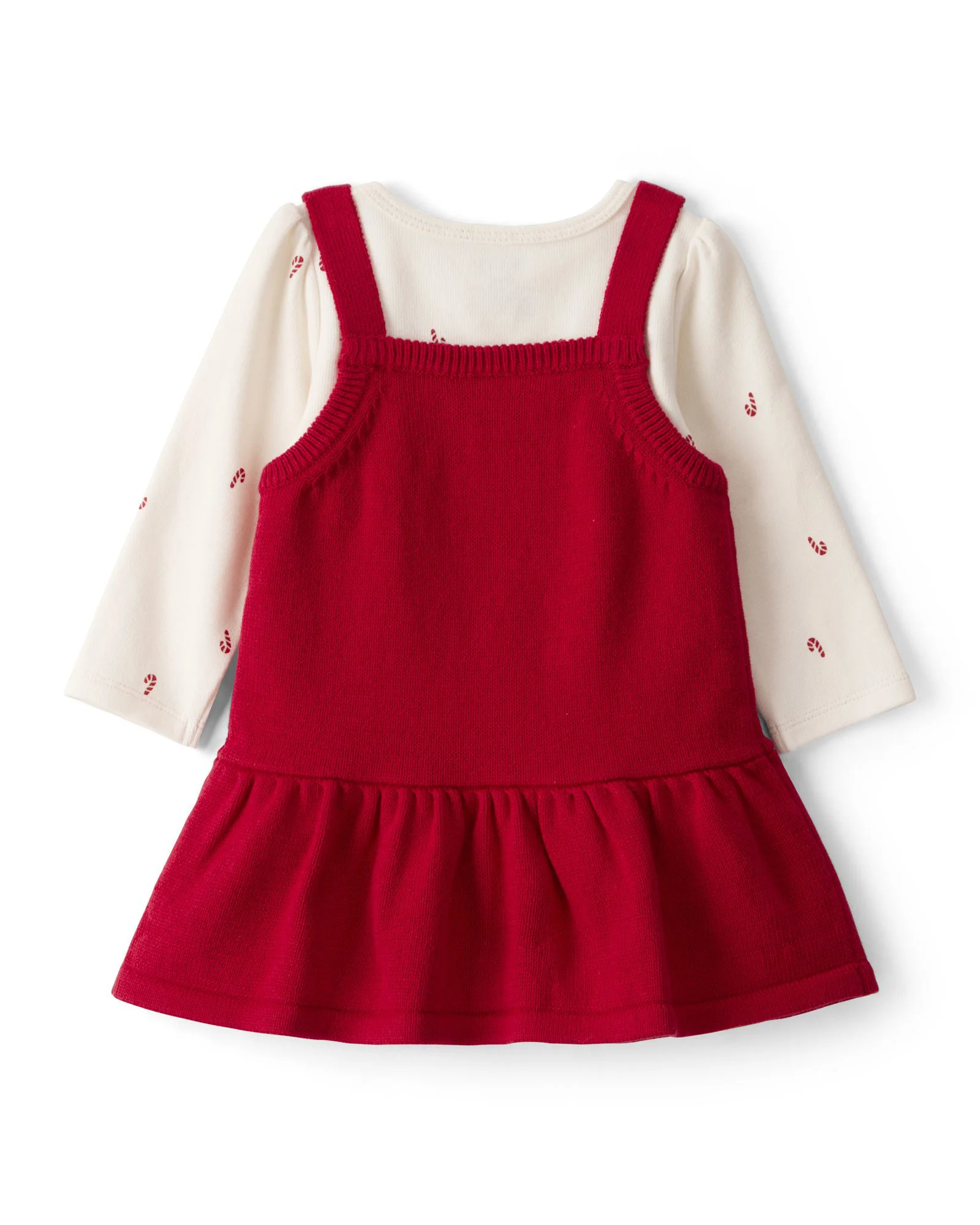 Carter's Комплект 2 в 1 Christmas Red Candy Cane - Платье-сарафан и боди foto