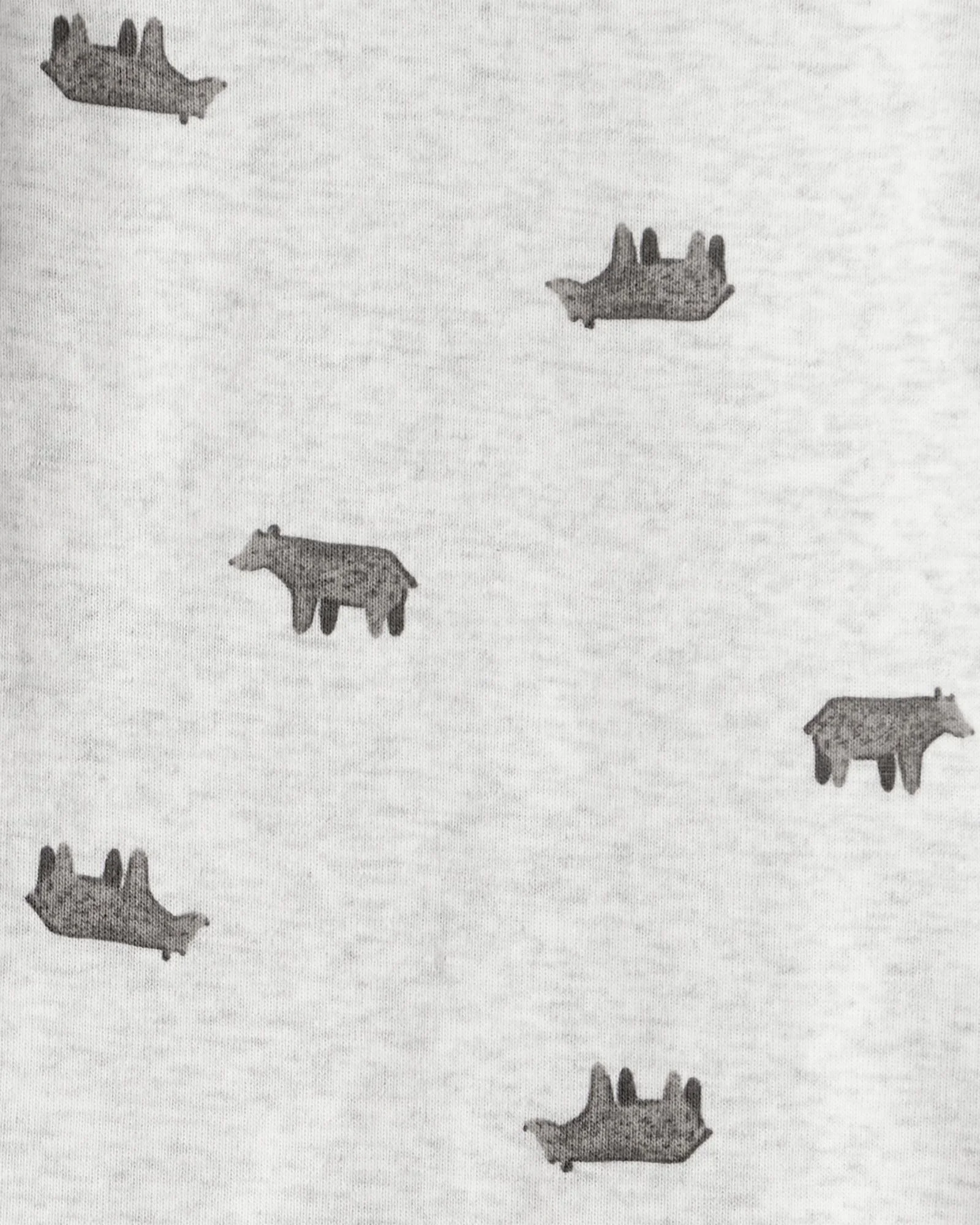 Carter’s Комплект 3 в 1 Ivory Sherpa Bear - жилет с капюшоном, штаны и боди foto