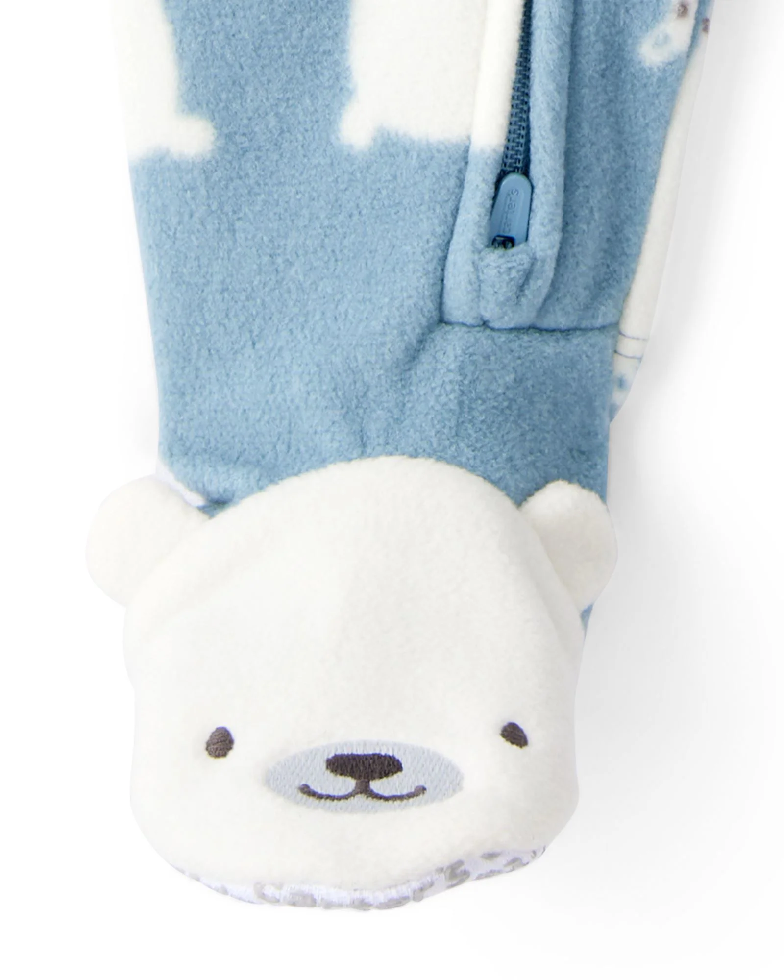 Carter's Пижама из флиса с пинетками Polar Bear foto