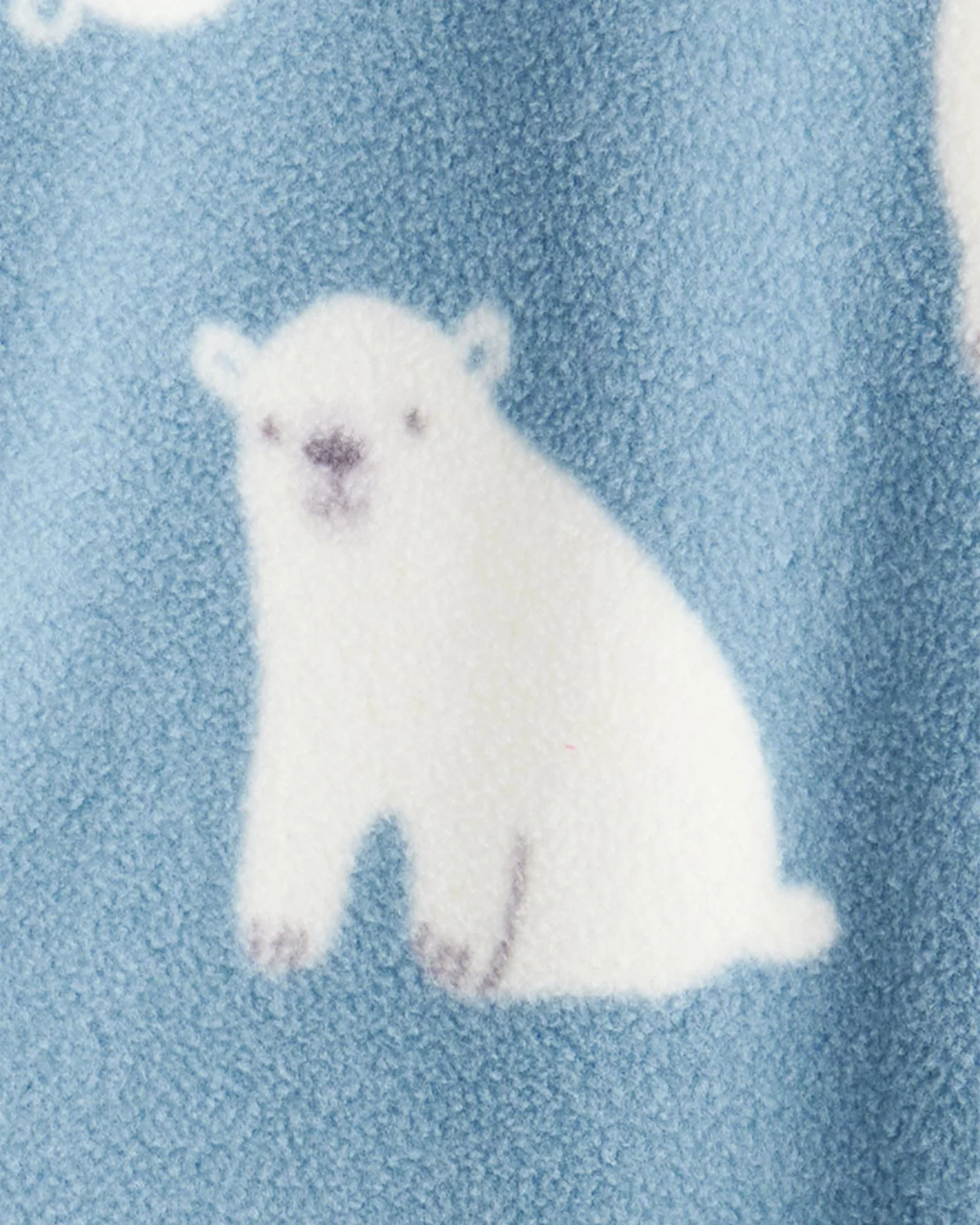 Carter's Пижама из микрофлиса с пинетками Polar Bear foto