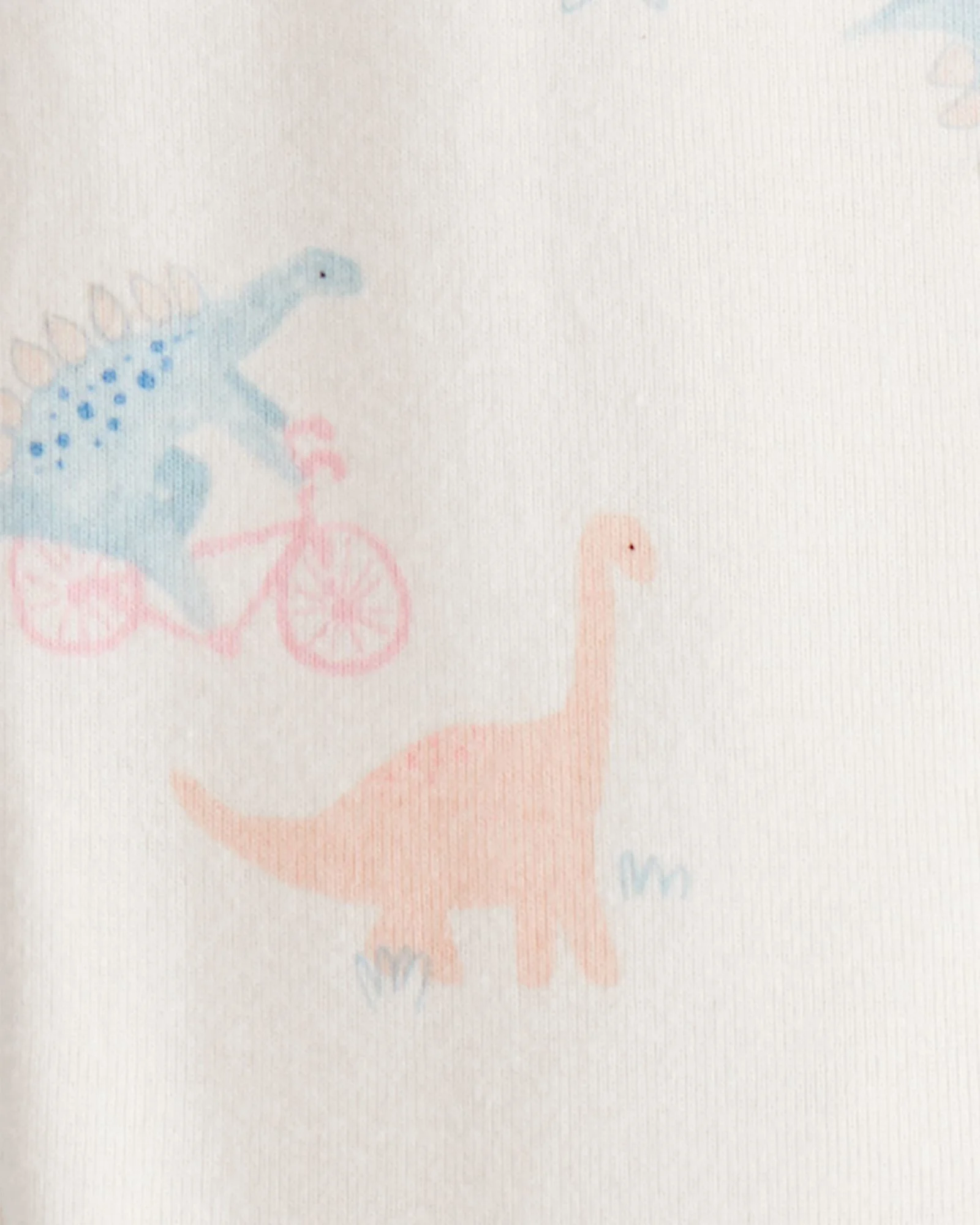 Carter's Pijama din bumbac cu botosei Ivory Multi Dino foto