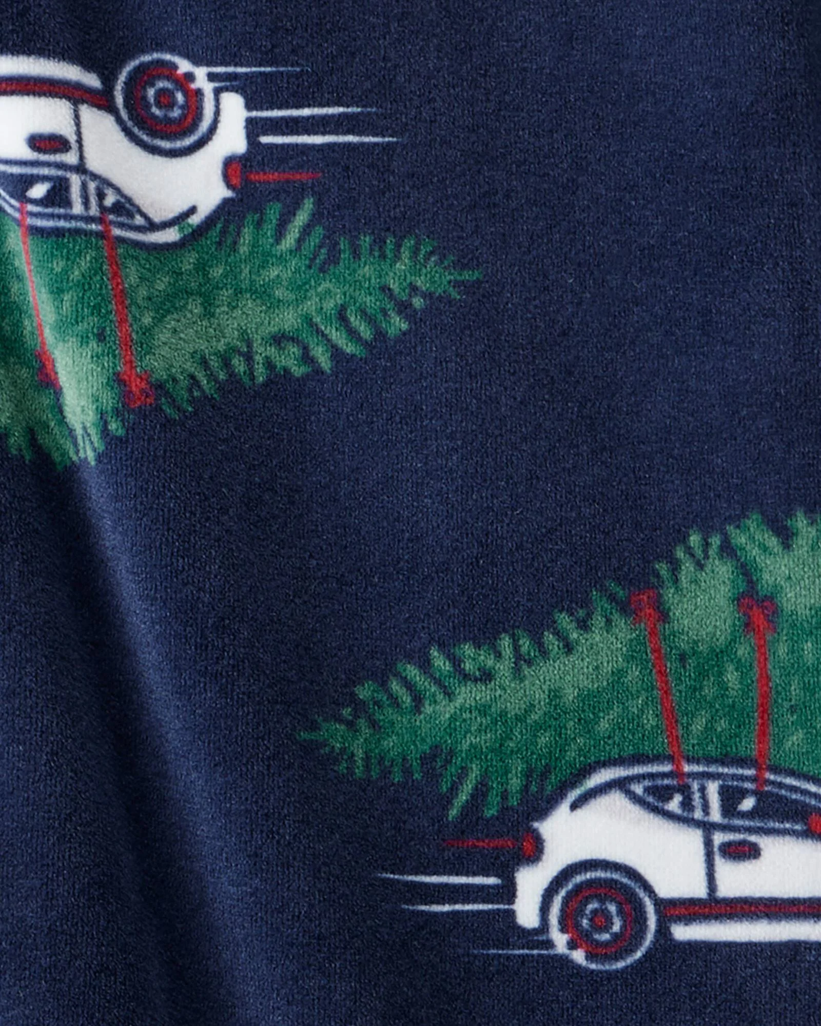 Carter's Pijama Velboa Navy Car foto