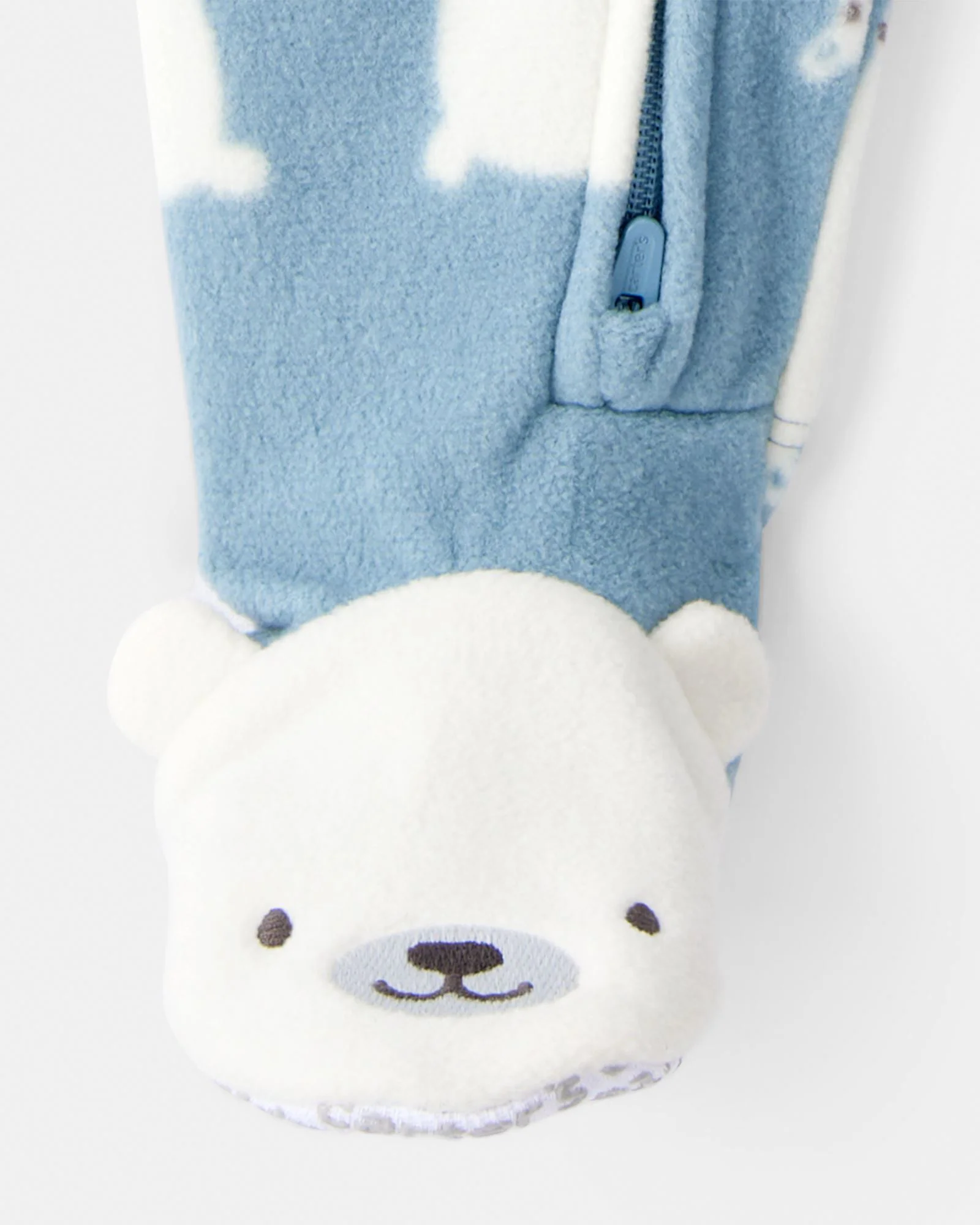 Carter's Pijama din fleece cu botosei Polar Bear foto