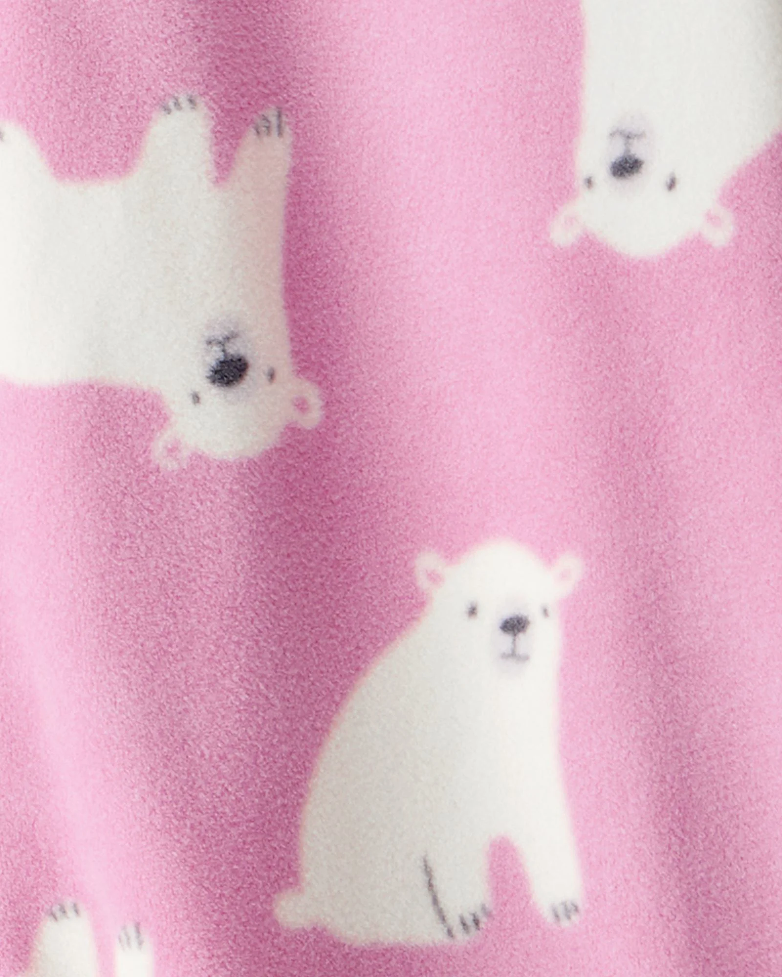 Carter's Pijama din fleece cu botosei Polar Bear foto