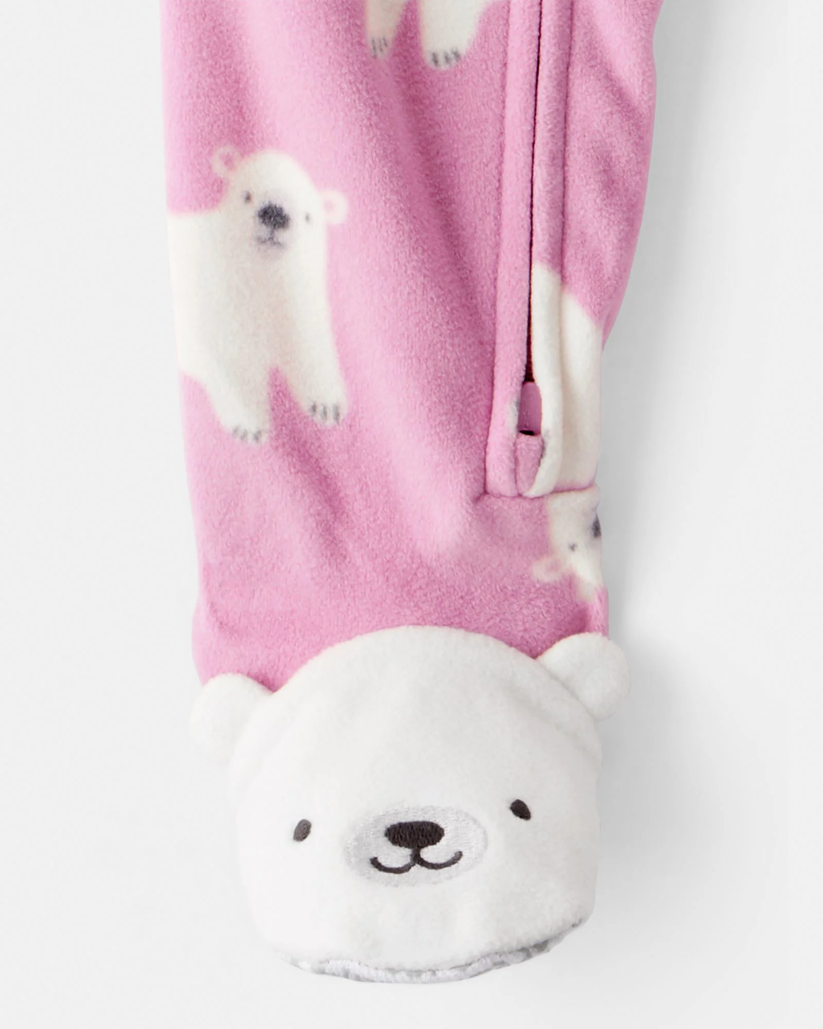 Carter's Pijama din fleece cu botosei Polar Bear foto