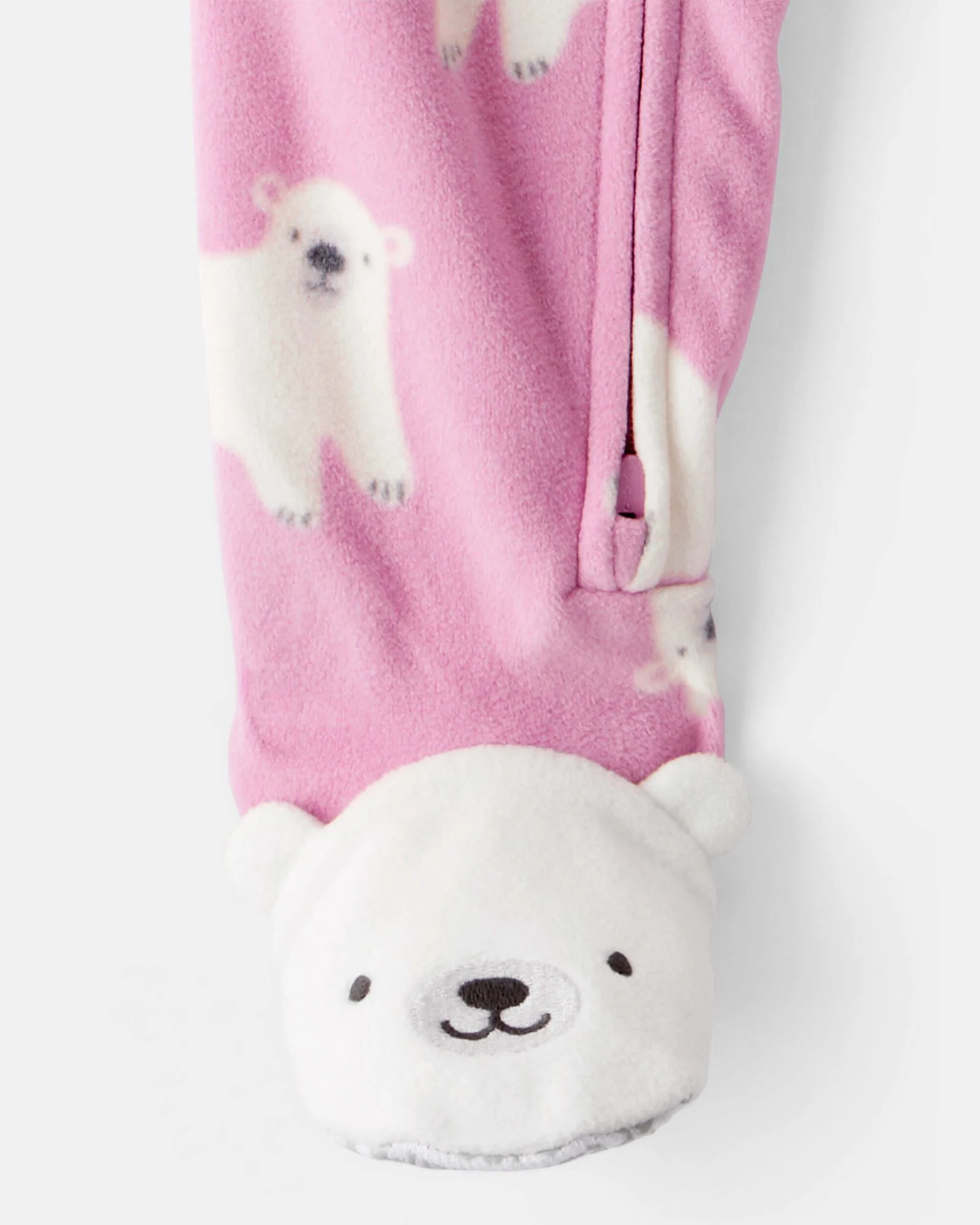 Carter's Pijama din fleece cu botosei Polar Bear foto