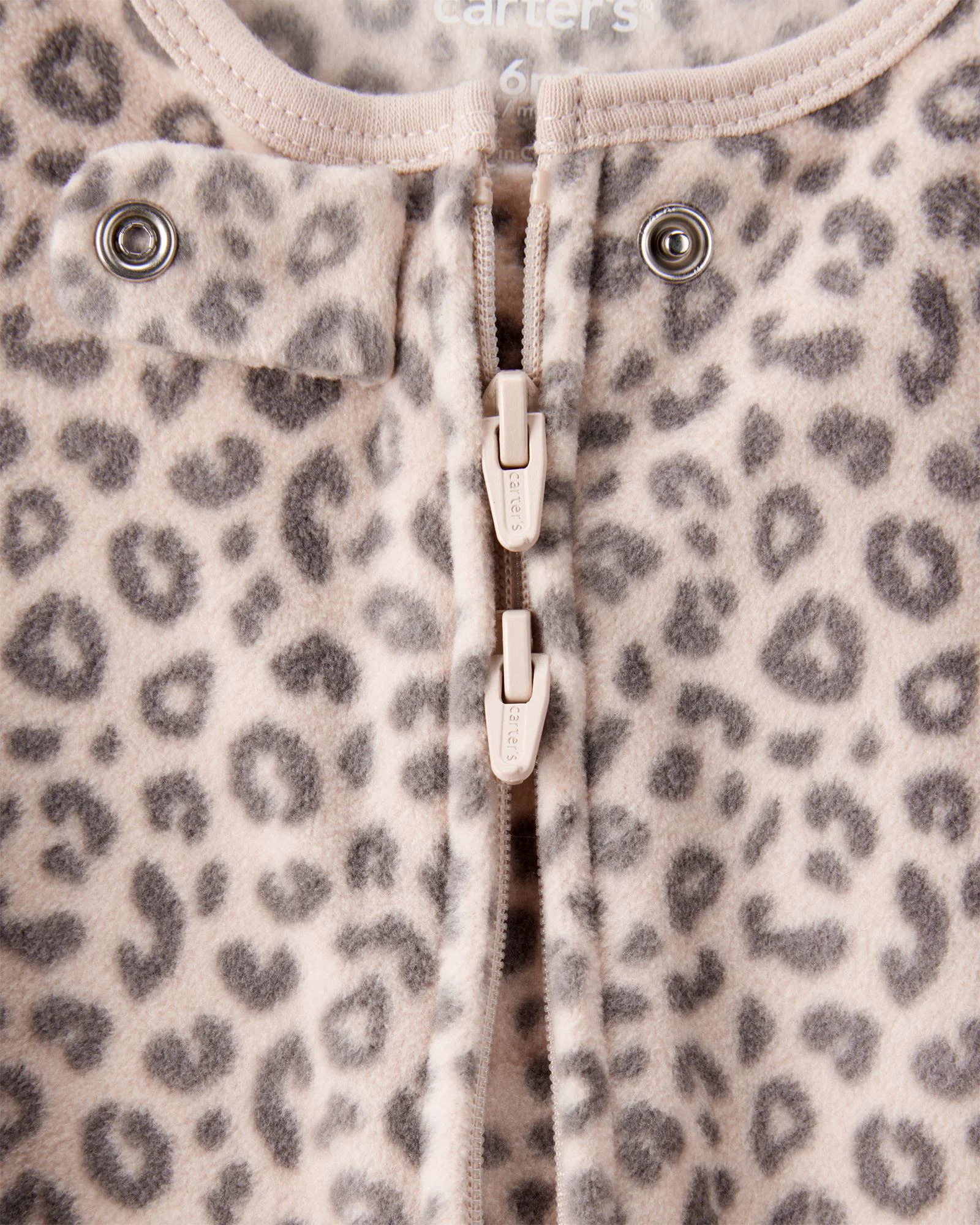 Carter's Пижама из флиса с пинетками Cheetah foto