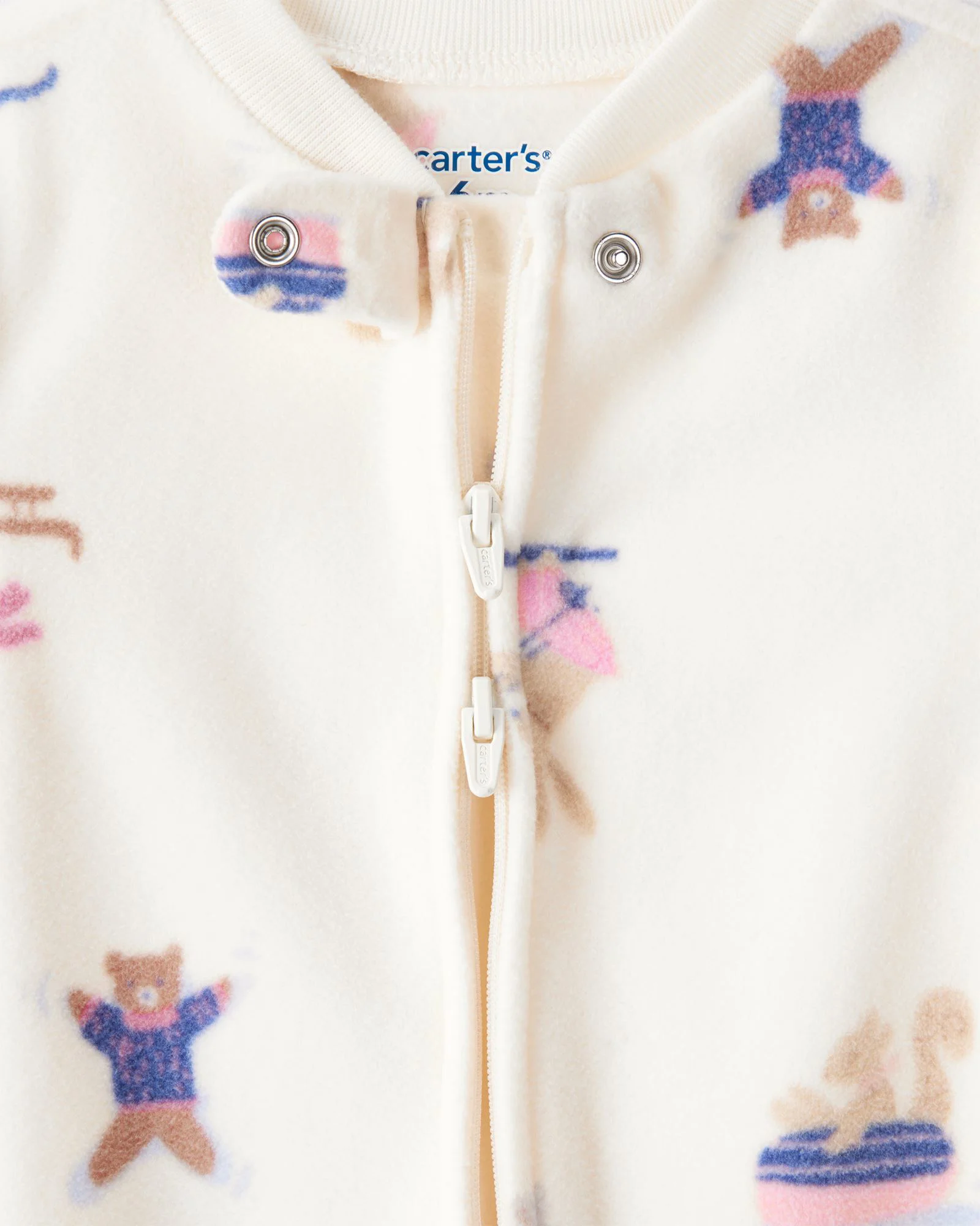 Carter's Pijama din microfleece Girl Animal Ski foto
