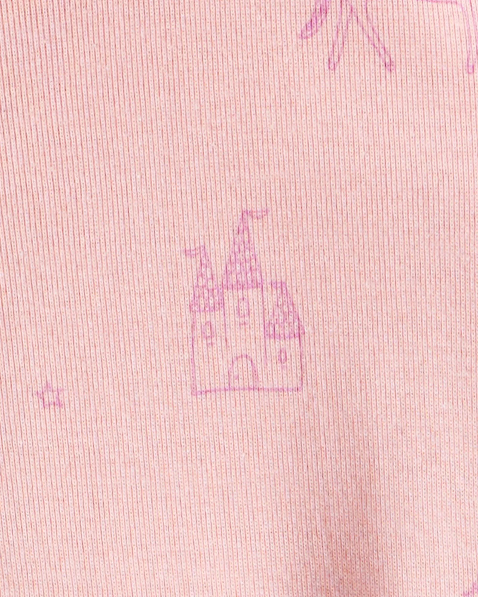 Carter's Pijama din bumbac Pink Fairytale foto