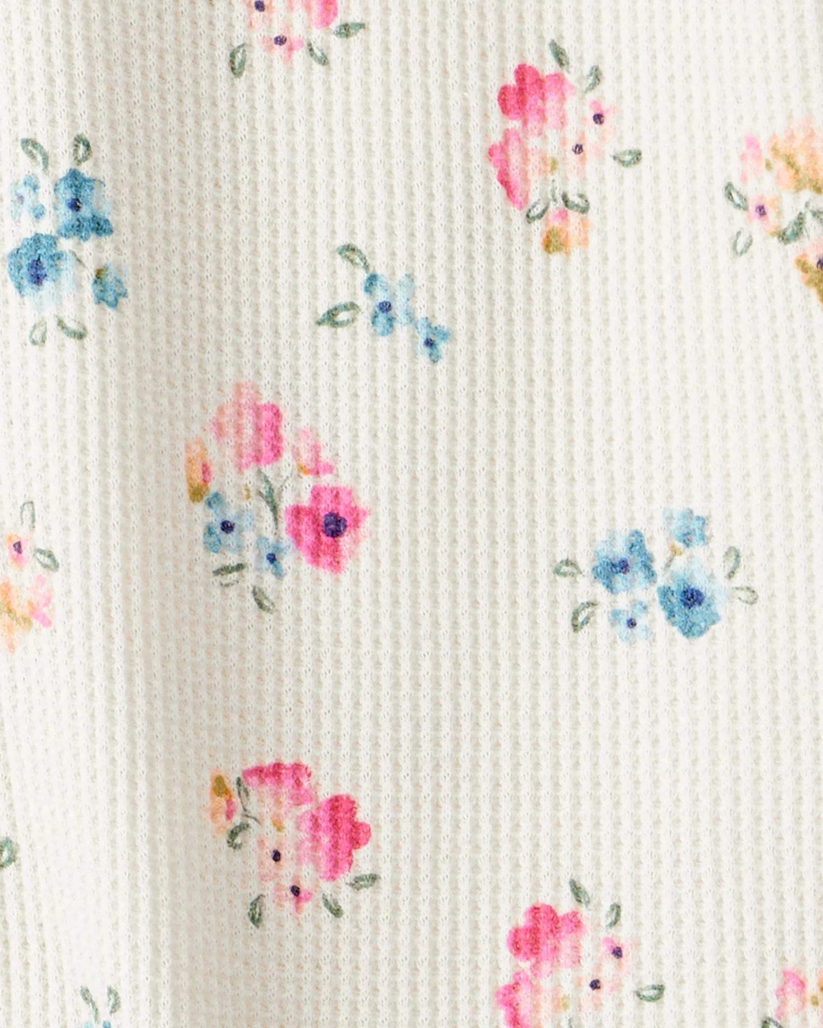 Carter's Pijama Ivory Floral Thermal foto