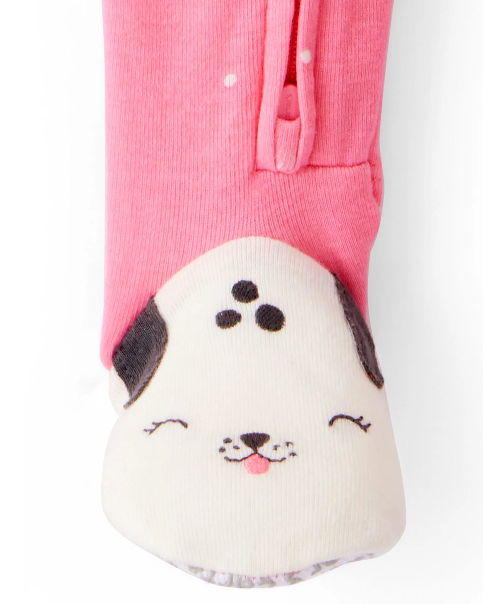 Carter's Pijama din bumbac cu botosei Pink Dalmation foto