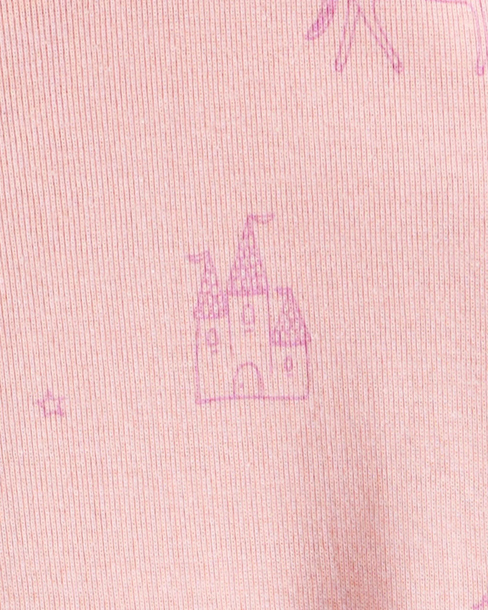 Carter's Хлопковая пижама Pink Fairytale foto