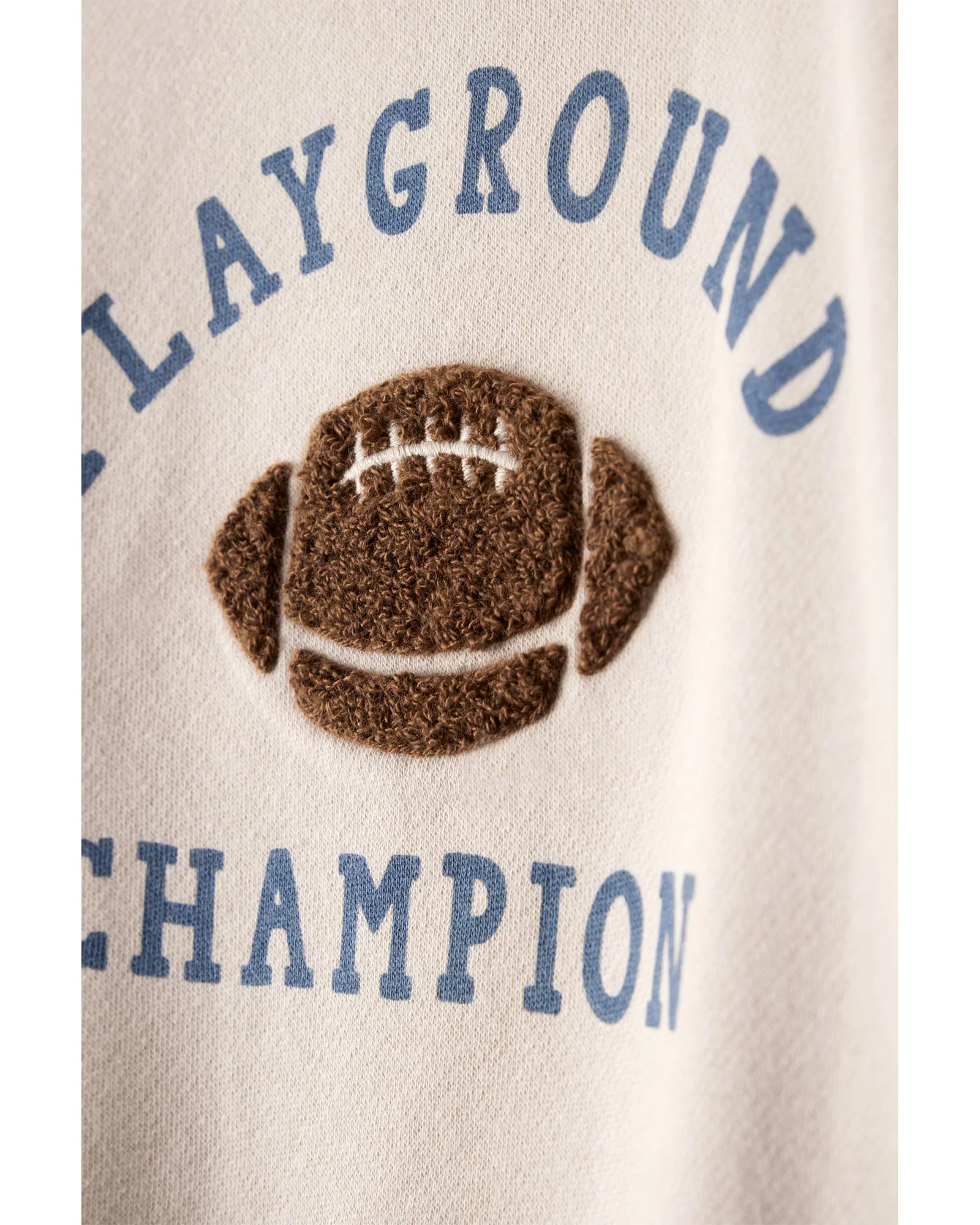 Carter's Комплект 2 в 1 Football Ivory - свитшот и штаны foto