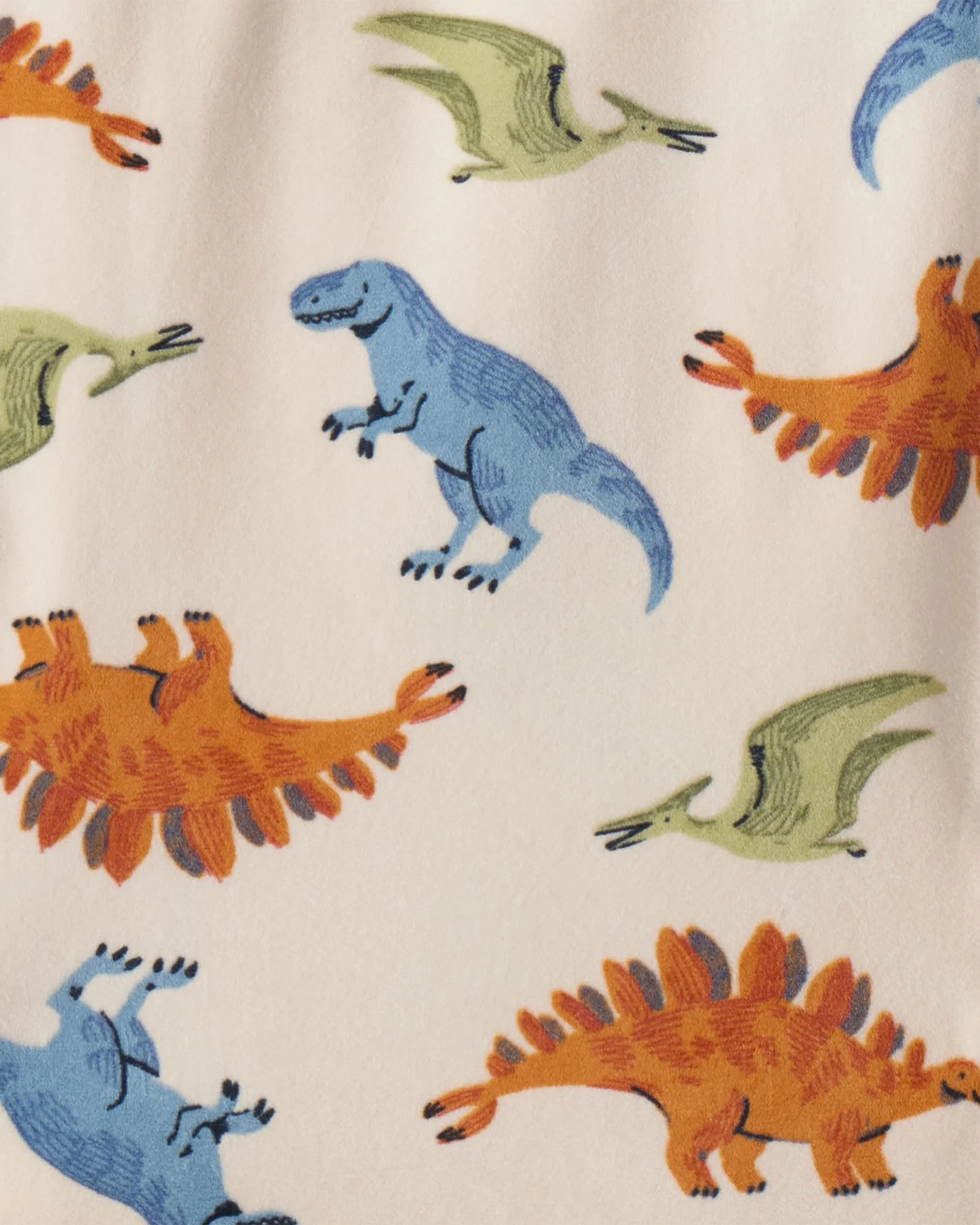 Carter's Пижама из флиса Velboa Tan Dino foto