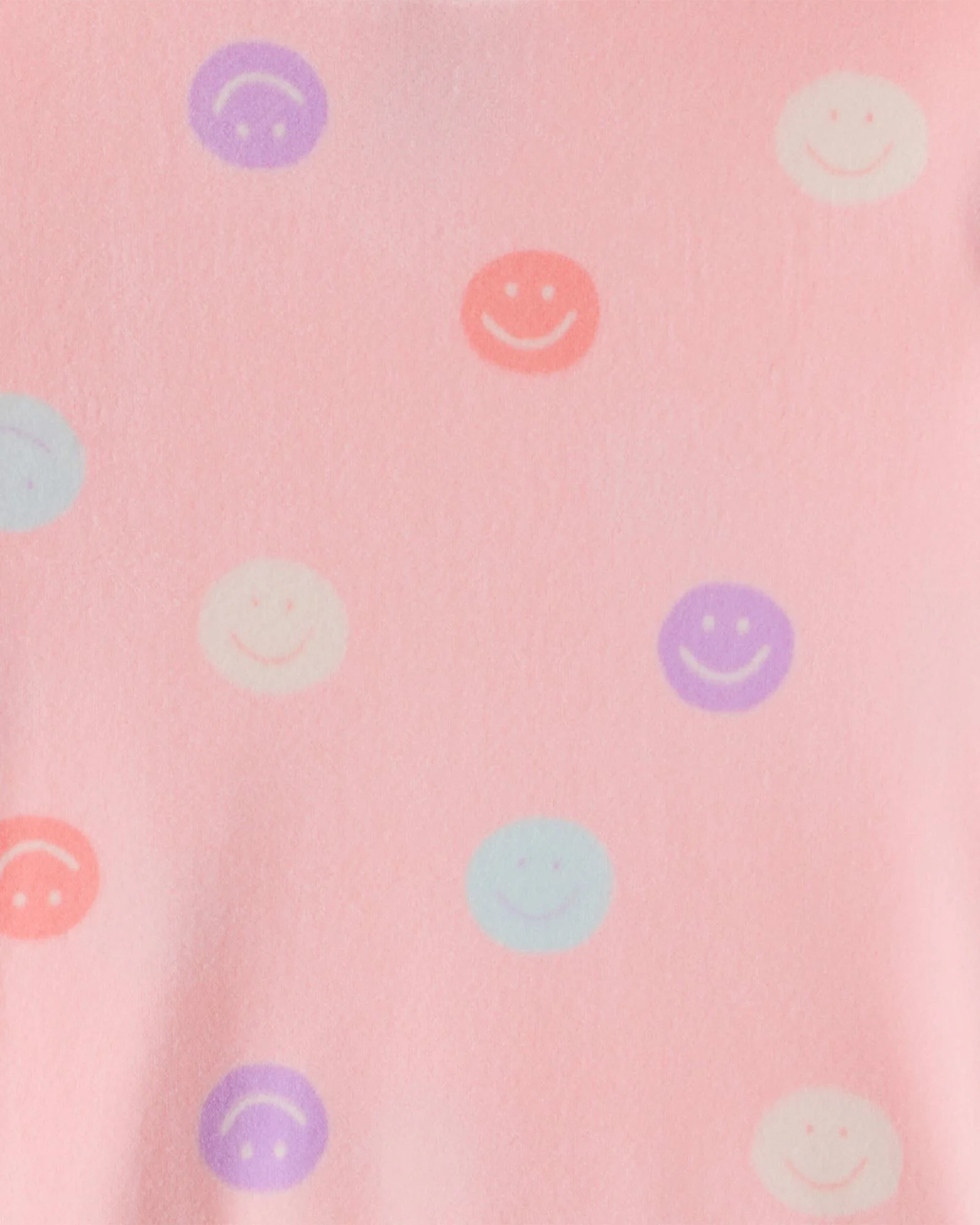 Carter's Пижама Velboa Pink Smiley Face foto
