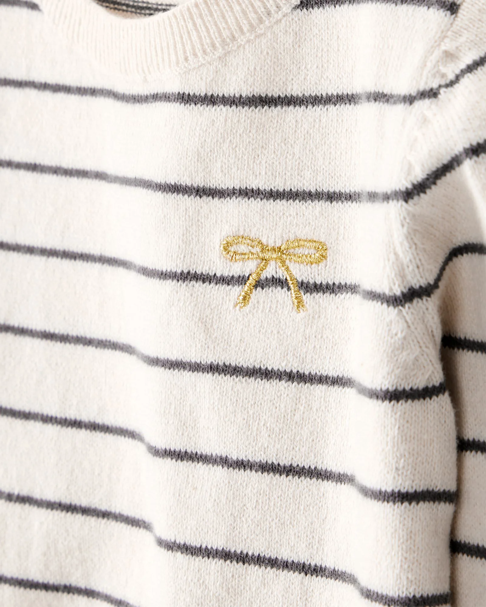 Carter's Комплект 2 в 1 Stripe Bow - джемпер и штаны foto