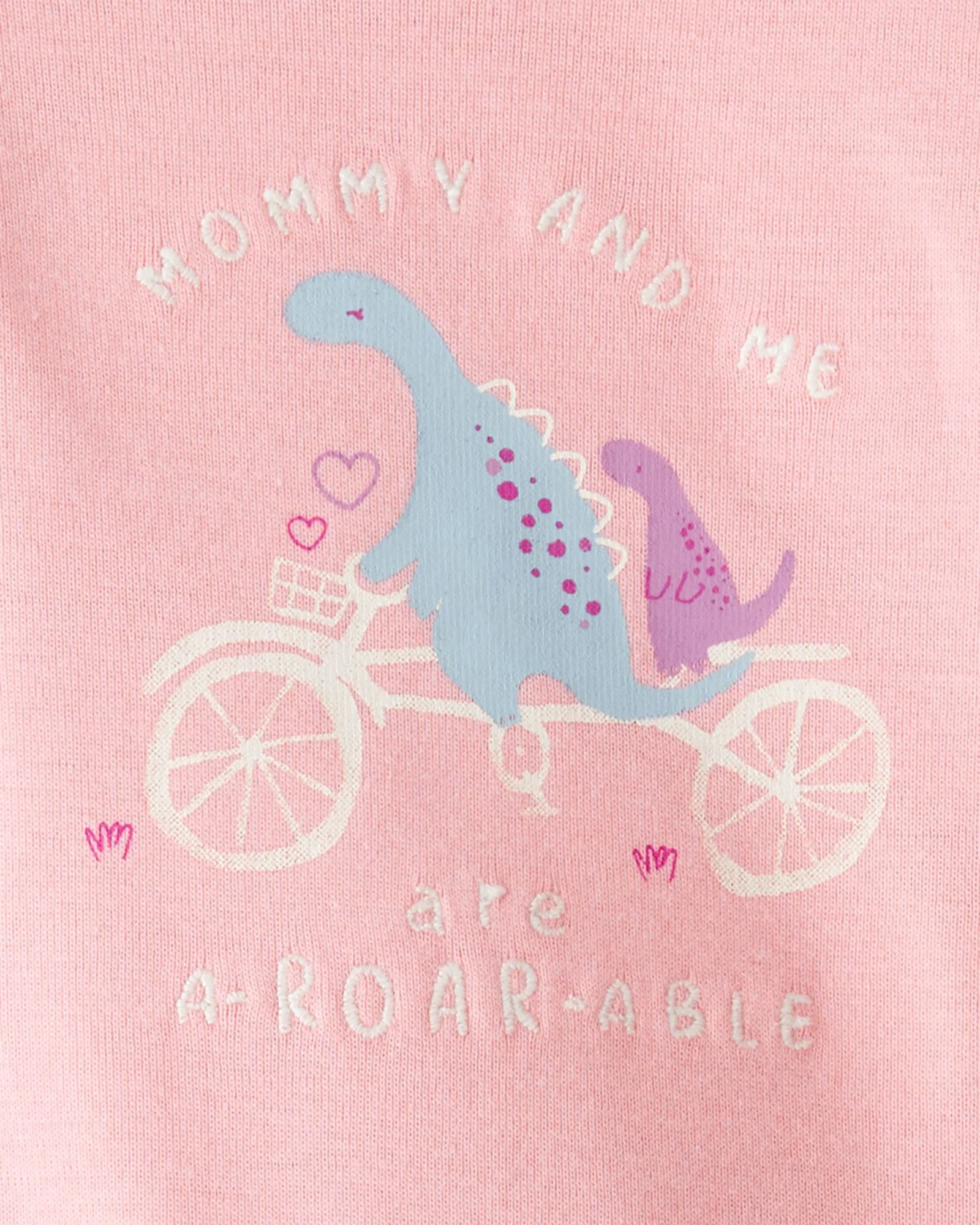 Carter's Комплект 2 в 1 Pink Mommy Me Dinos - боди и штаны foto