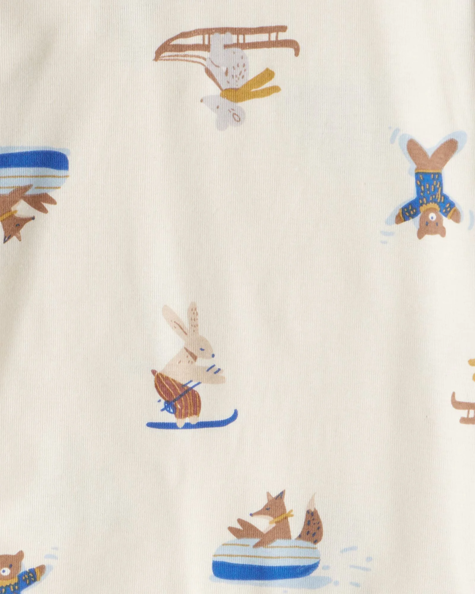 Carter's Set 2 pijamale Grey-Ivory Woodland foto