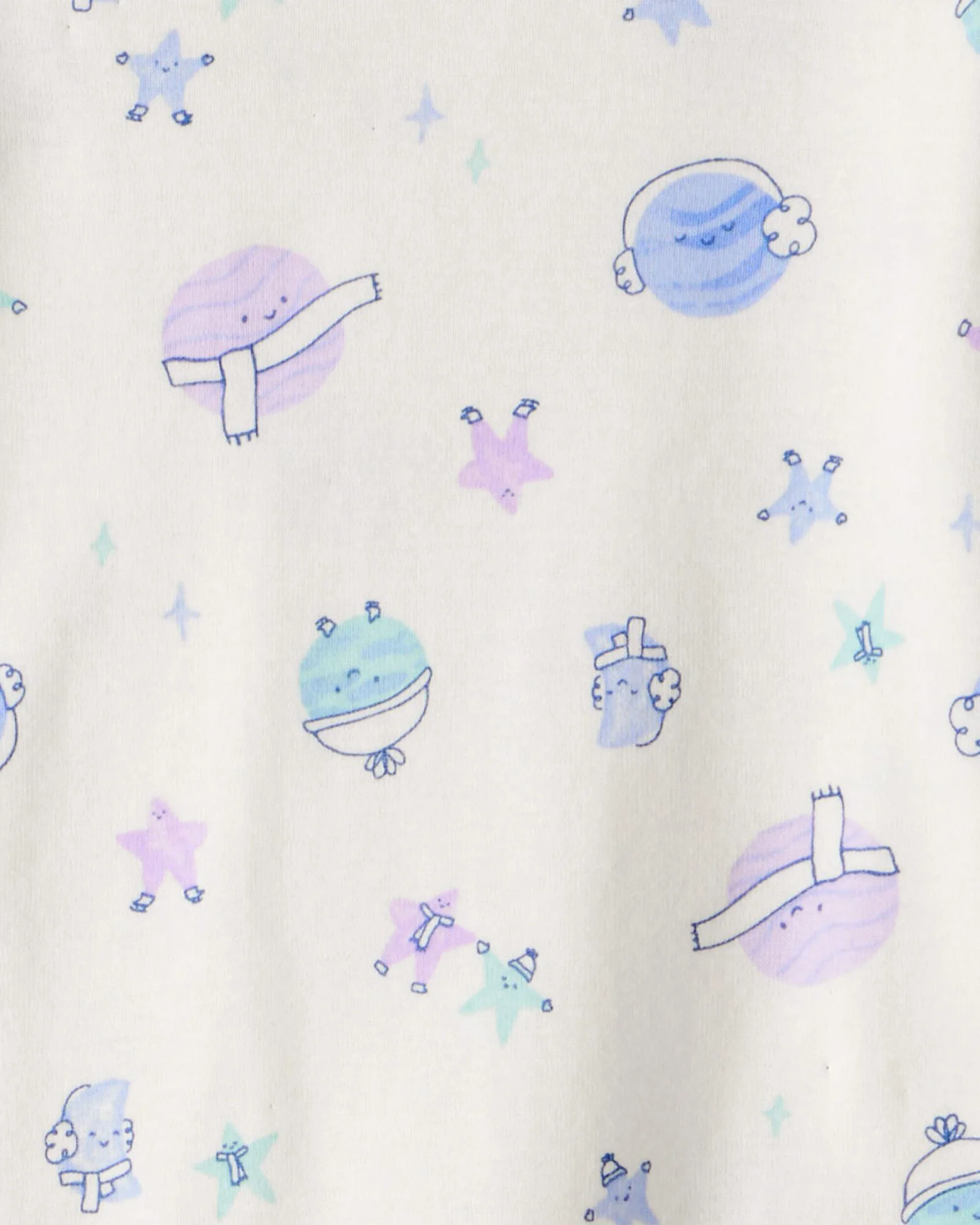 Carter's Комплект из 2 пижам хлопковых Purple Space foto