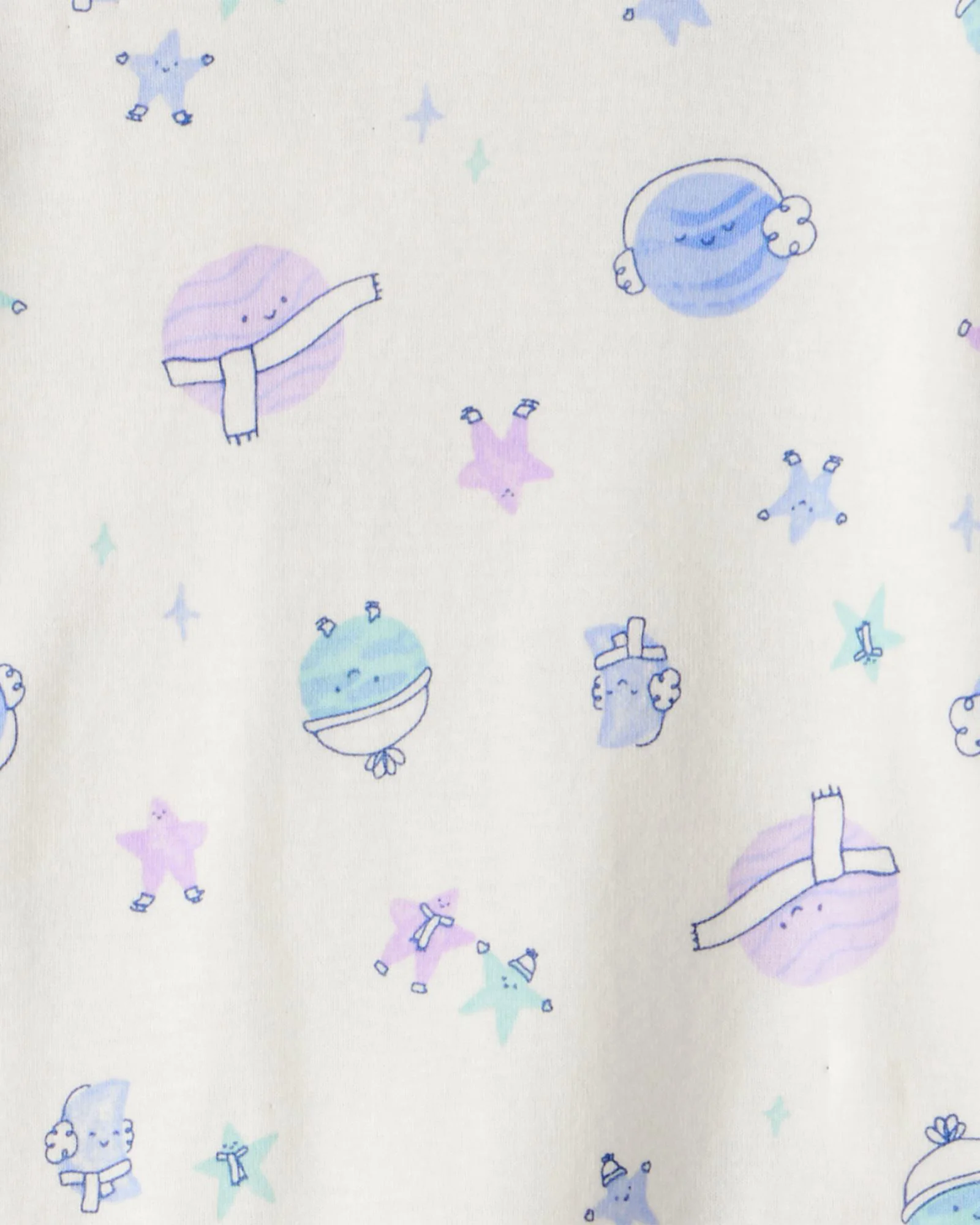 Carter's Комплект из 2 пижам хлопковых Purple Space foto