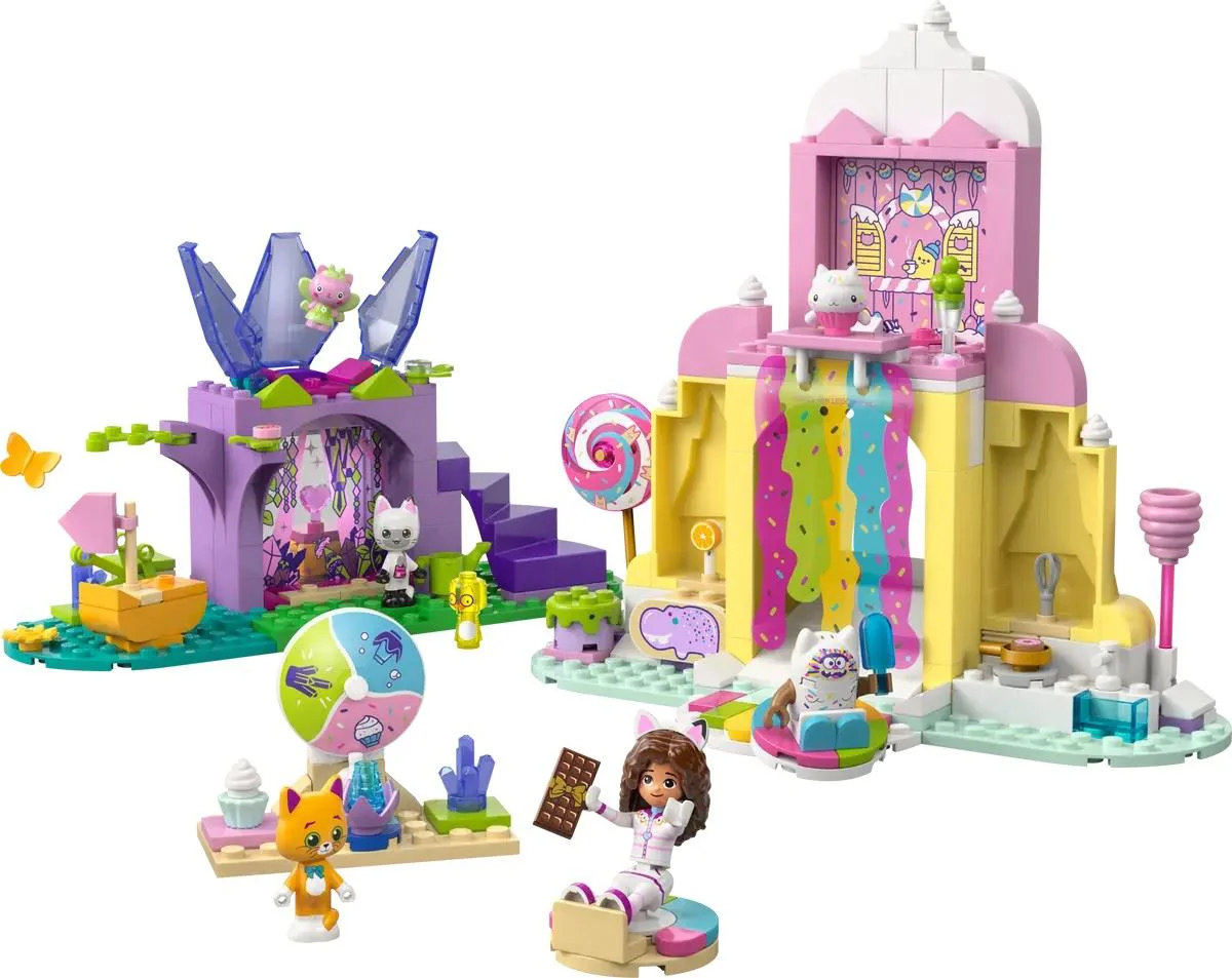 LEGO Gabby's Dollhouse - Гора сладостей & Сад Китти, 263 эл. foto
