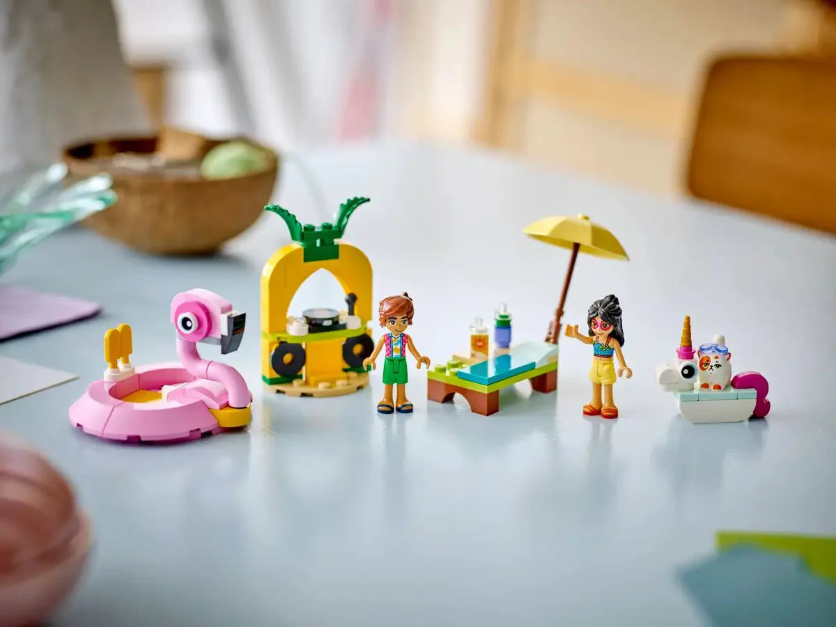 LEGO Friends - Вечеринка у бассейна с единорогом и фламинго, 99 эл. foto