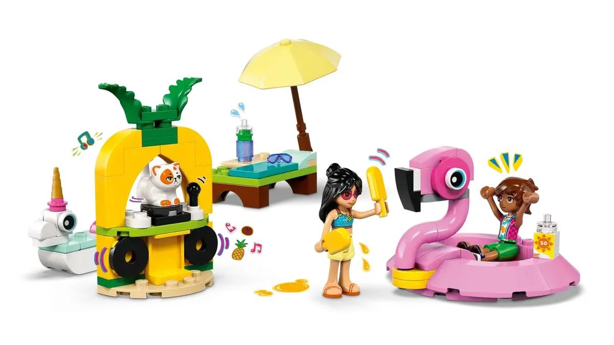 LEGO Friends - Вечеринка у бассейна с единорогом и фламинго, 99 эл. foto