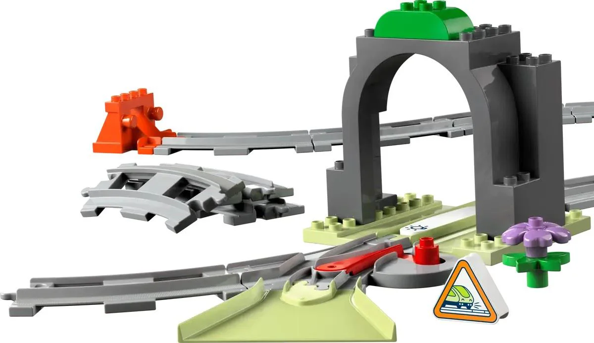 LEGO Duplo - Набор для расширения: туннель и железнодорожные рельсы, 20 эл. foto