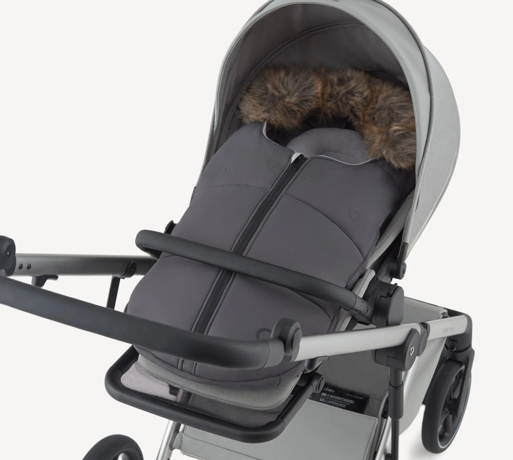 Husa de iarna pentru carucior Anex Wom Dark Grey (0+ luni) foto