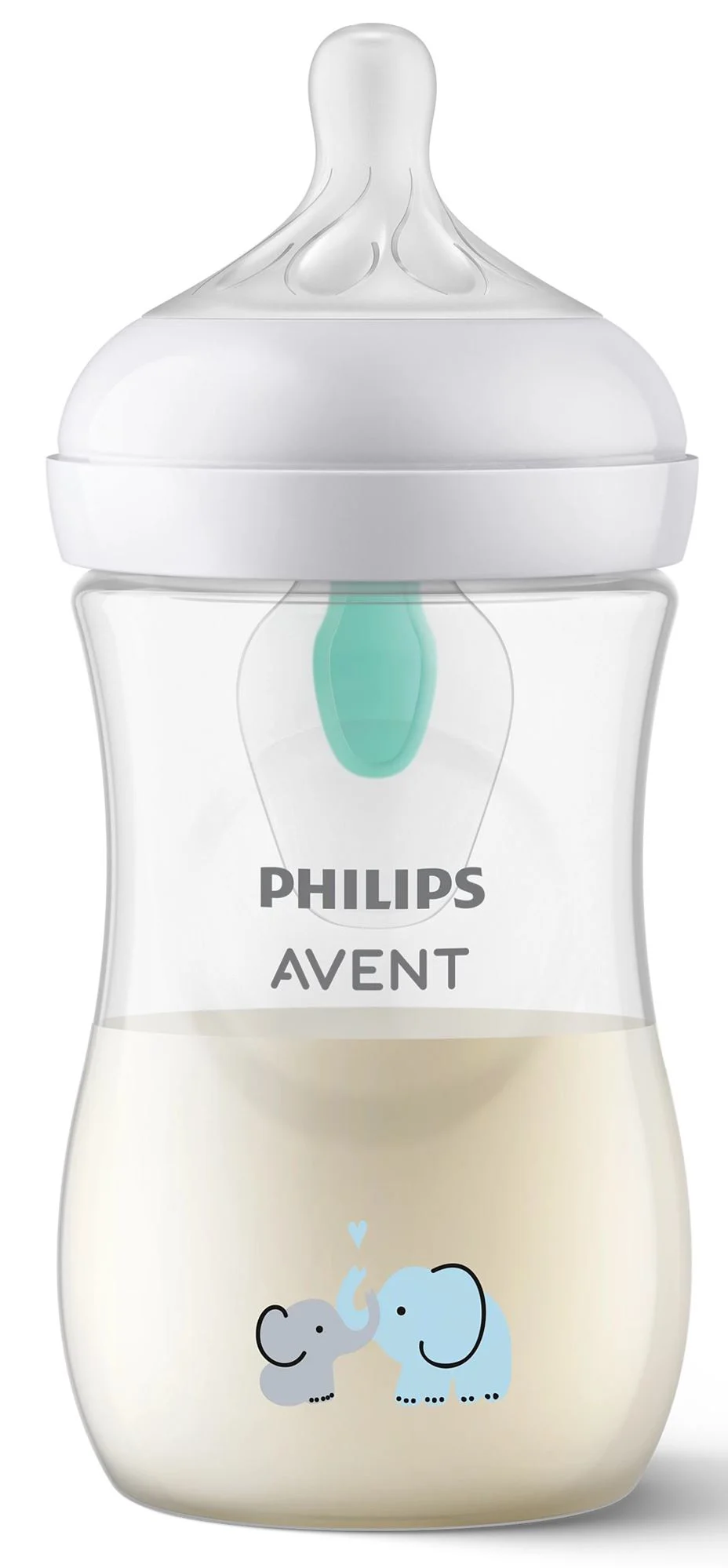 Бутылочка с антиколиковым клапаном Philips Avent AirFree Слонёнок (1+ мес.), 260 мл foto